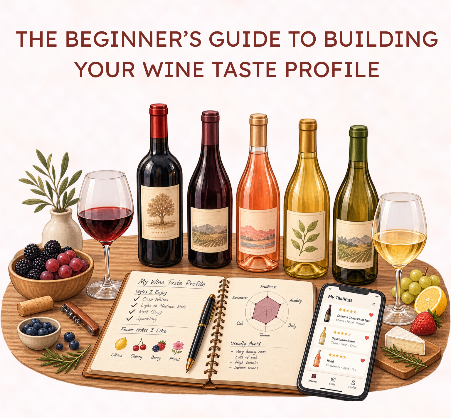 The Beginner’s Guide to Building Your Wine Taste Profile