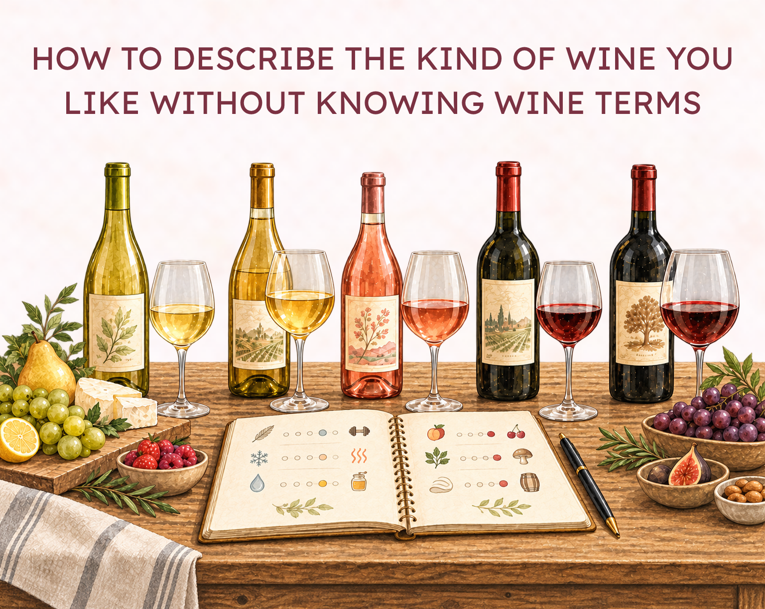 How to Describe the Kind of Wine You Like Without Knowing Wine Terms