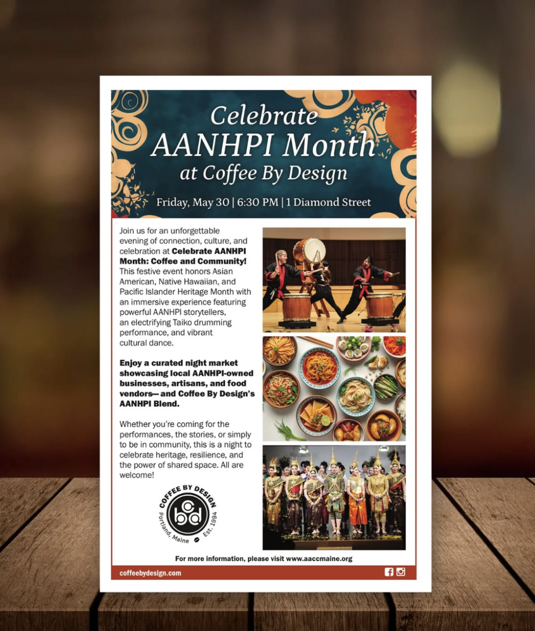 Celebrate AANHPI Month at Coffee By Design