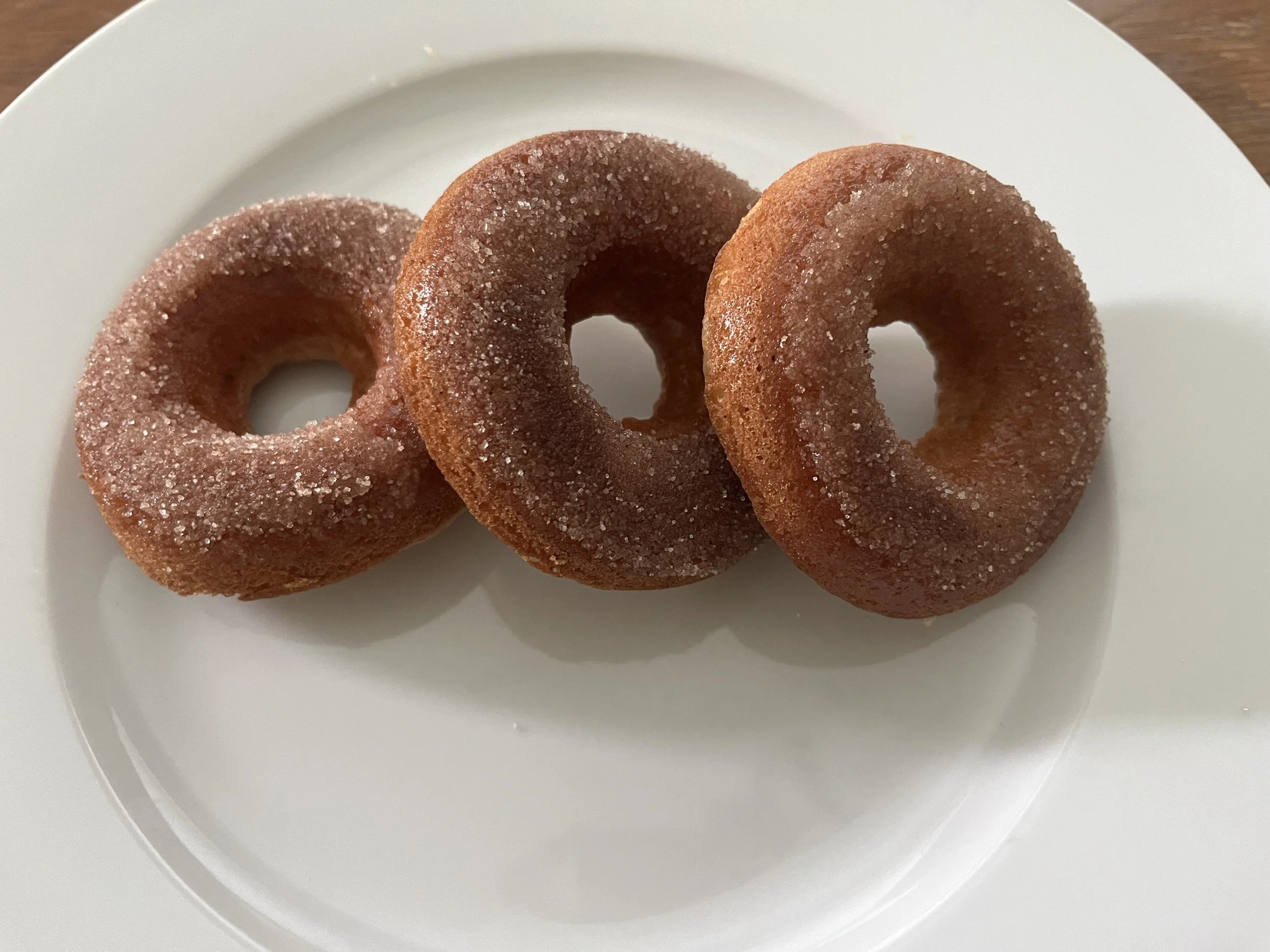 Baked (not fried) Apple Cider Donuts with Cinnamon Sugar — Gluten Gone