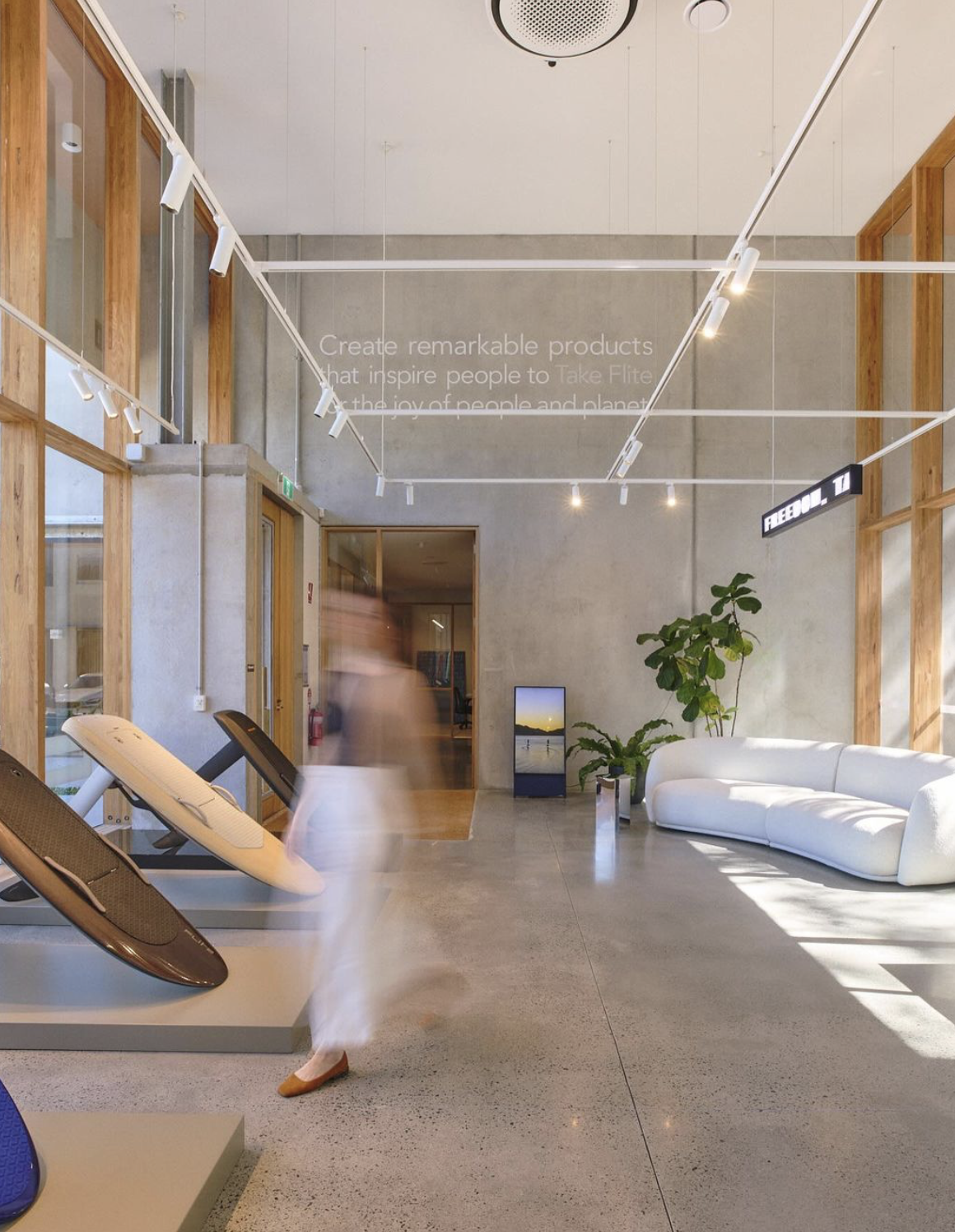 Polished concrete floors Fliteboard Byron Bay Northern Rivers