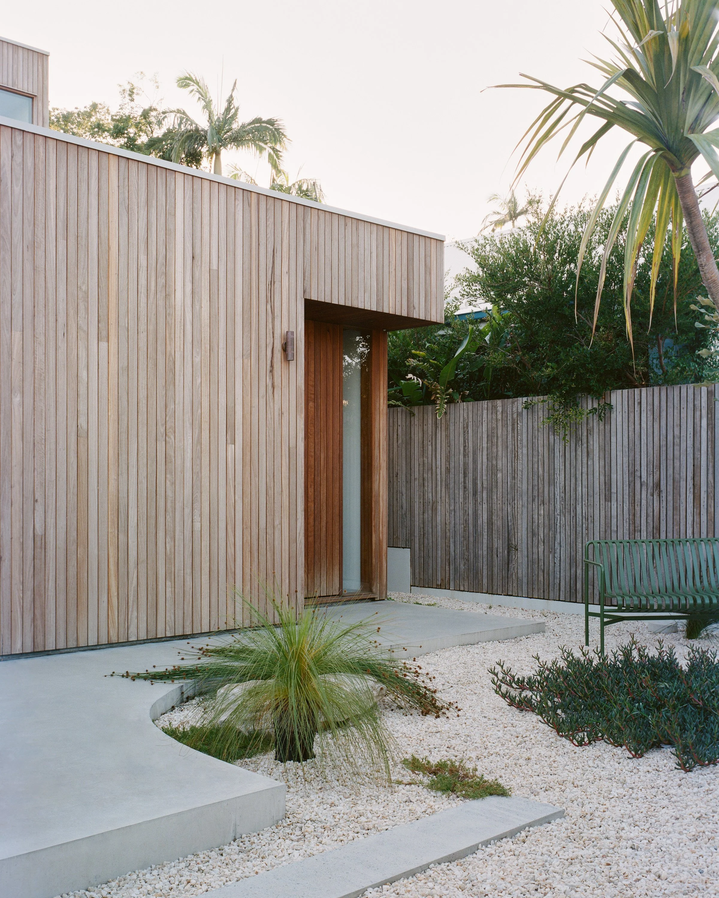 Honed concrete outdoor architectural off form concrete steps