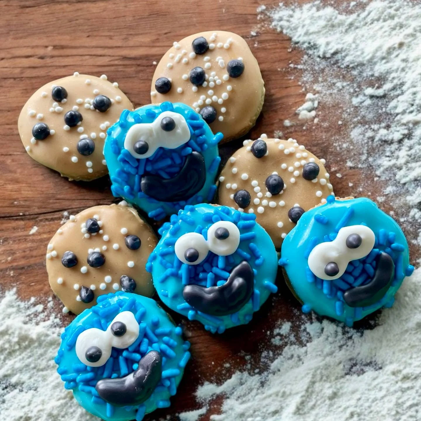 Mini Cookie Monster Cookie