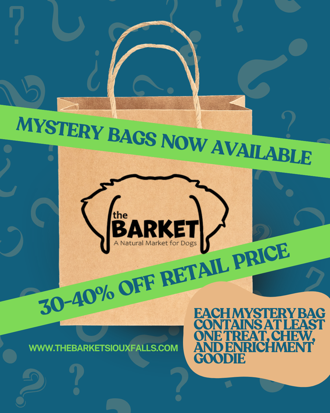 Green and Yellow Modern Mystery Sale Poster.png