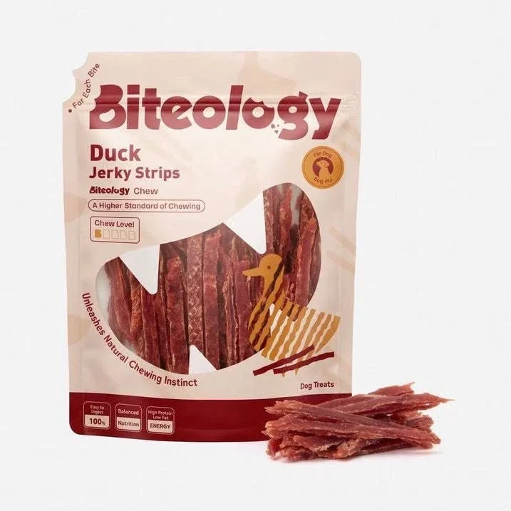 Biteology Duck Jerky Strips