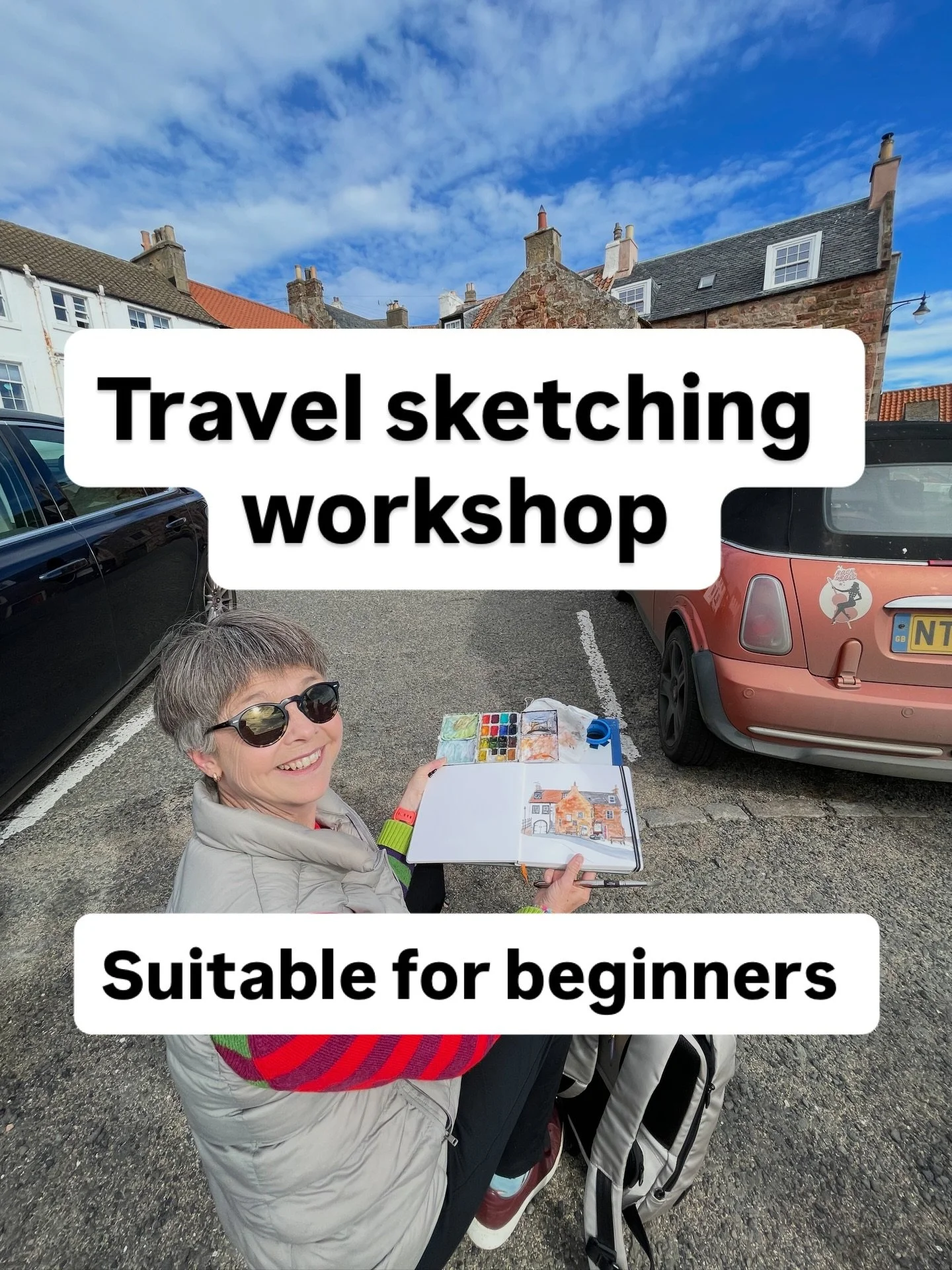 Spots available!
Travel sketching workshop this Saturday.
10-2 at Strathnairn.
Details on my website.
Sallyblack.com  #travelsketchingworkshop #holidaysketchbook #traveljournal