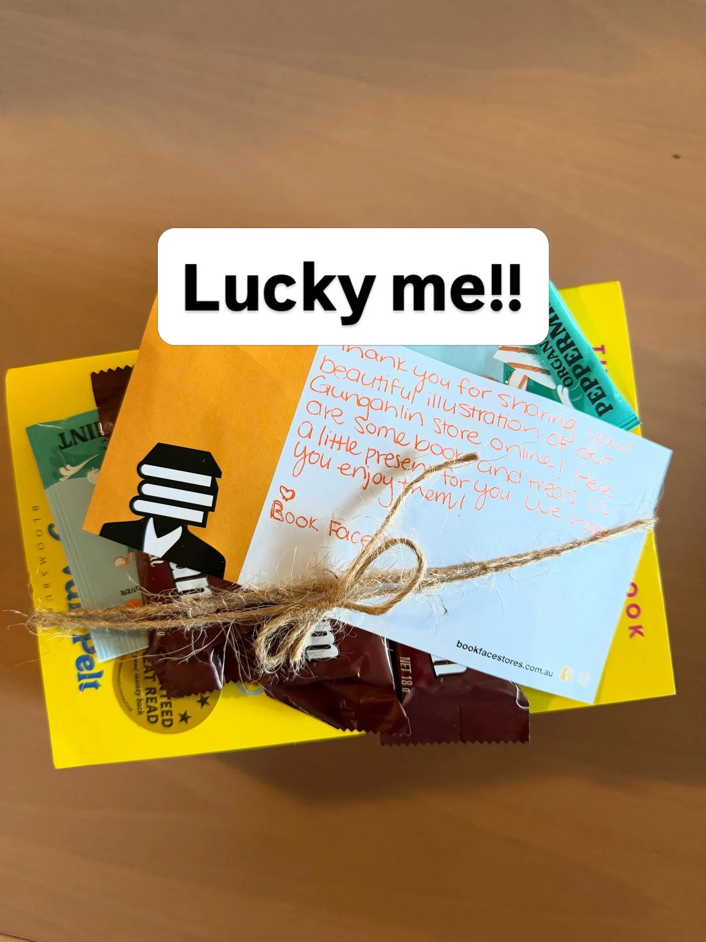 Look what was waiting for me when I arrived home from work yesterday&hellip; a special book pack bundle from @bookfacestores ! This was such a treat - books, tea and Tim tams - the perfect combination. Thank you so much @bookfacestores - I&rsquo;m so