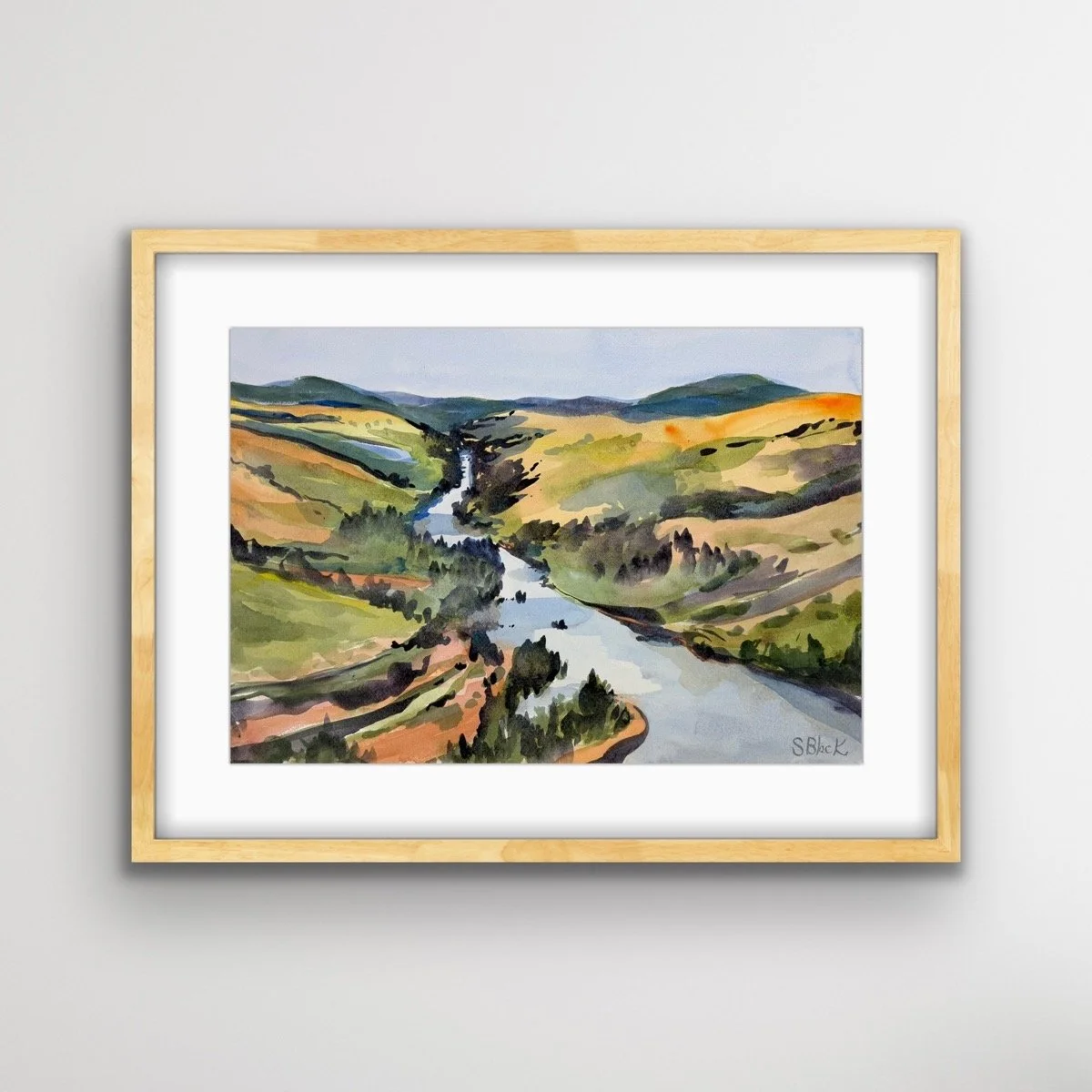 Murrumbidgee Turning - print
