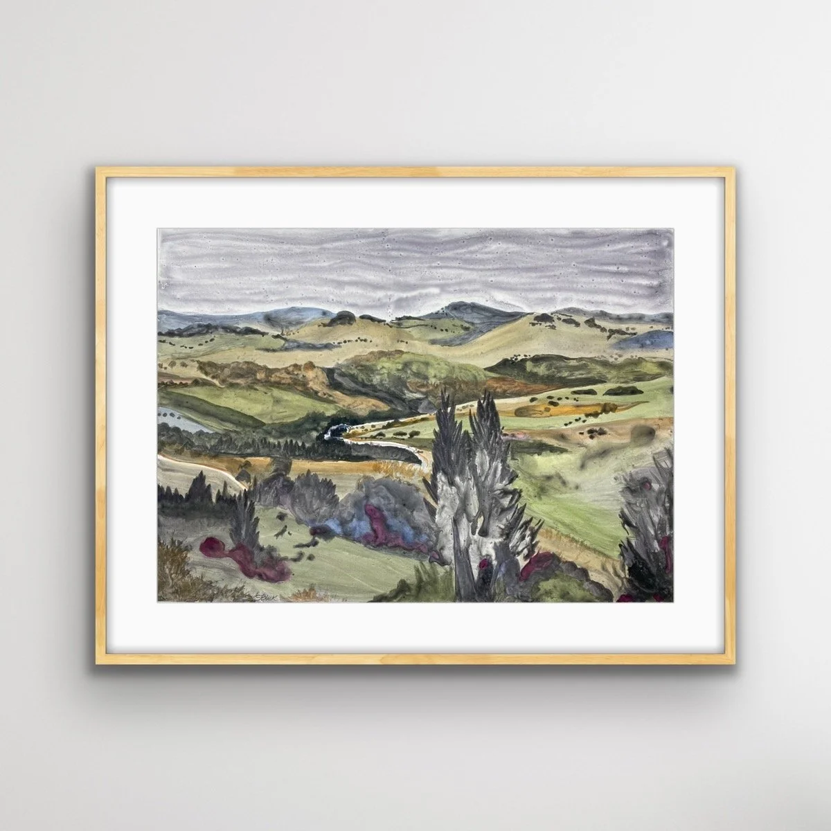 Gruner's Vista - print