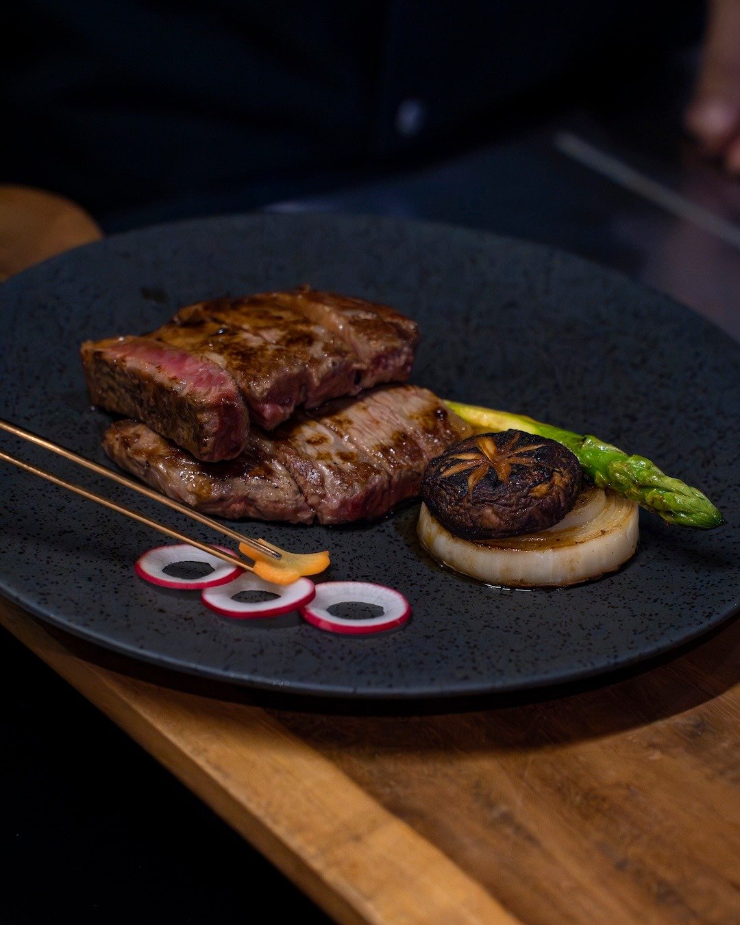 A meal worth lingering over 🍱✨ Our Gyu Niku set brings together your choice of exquisite beef, seasonal vegetables, and indulgent sauces &mdash; either classic steak or creamy butter. Every plate is served with purpose, elevating your evening into a