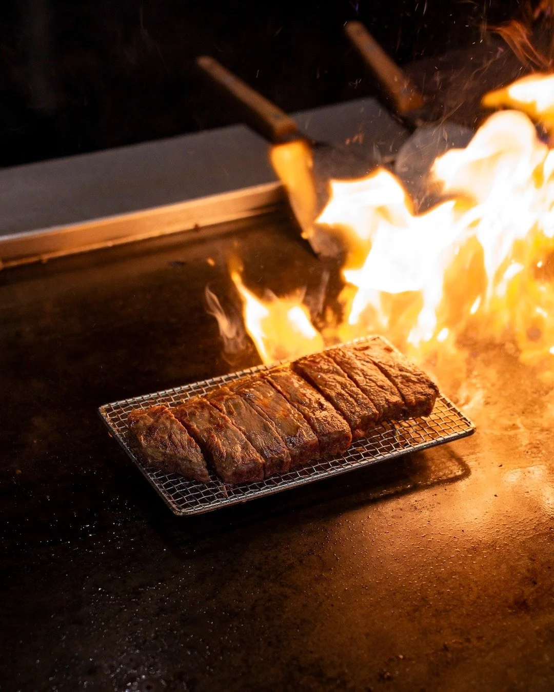 The heat. The sizzle. The aroma. Gyu Niku Wagyu Striploin AU MB8, expertly grilled teppanyaki-style and paired with bold red miso, wasabi salt, and your choice of sauce. 🥩🔥 #UbudEats #APerfectBite

www.moriubud.com
wa. ‪+6288211566925‬
&mdash;&mdas