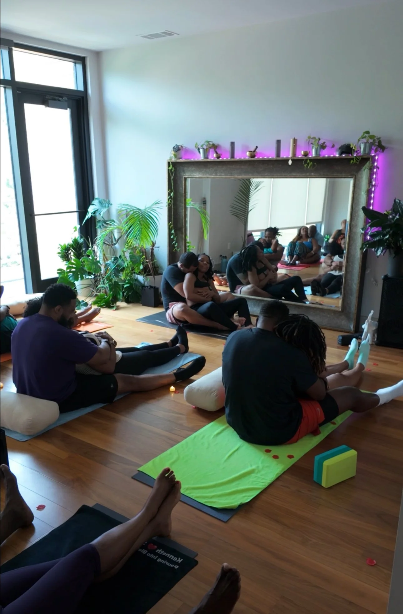 Flow of Attraction: Couple’s Stretch Session and Sound Bath