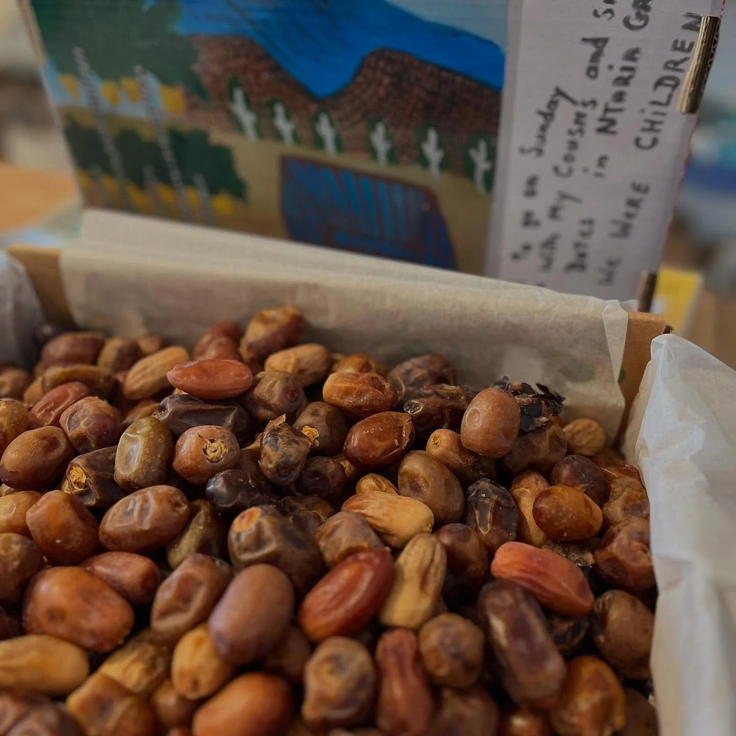 We have discounted the last few boxes of our @desertfruitcompany mixed dates, now $30kg. If you’re a super fan ask us for a box price too. Once they’re gone we won’t have more until mid next year with the new harvest.