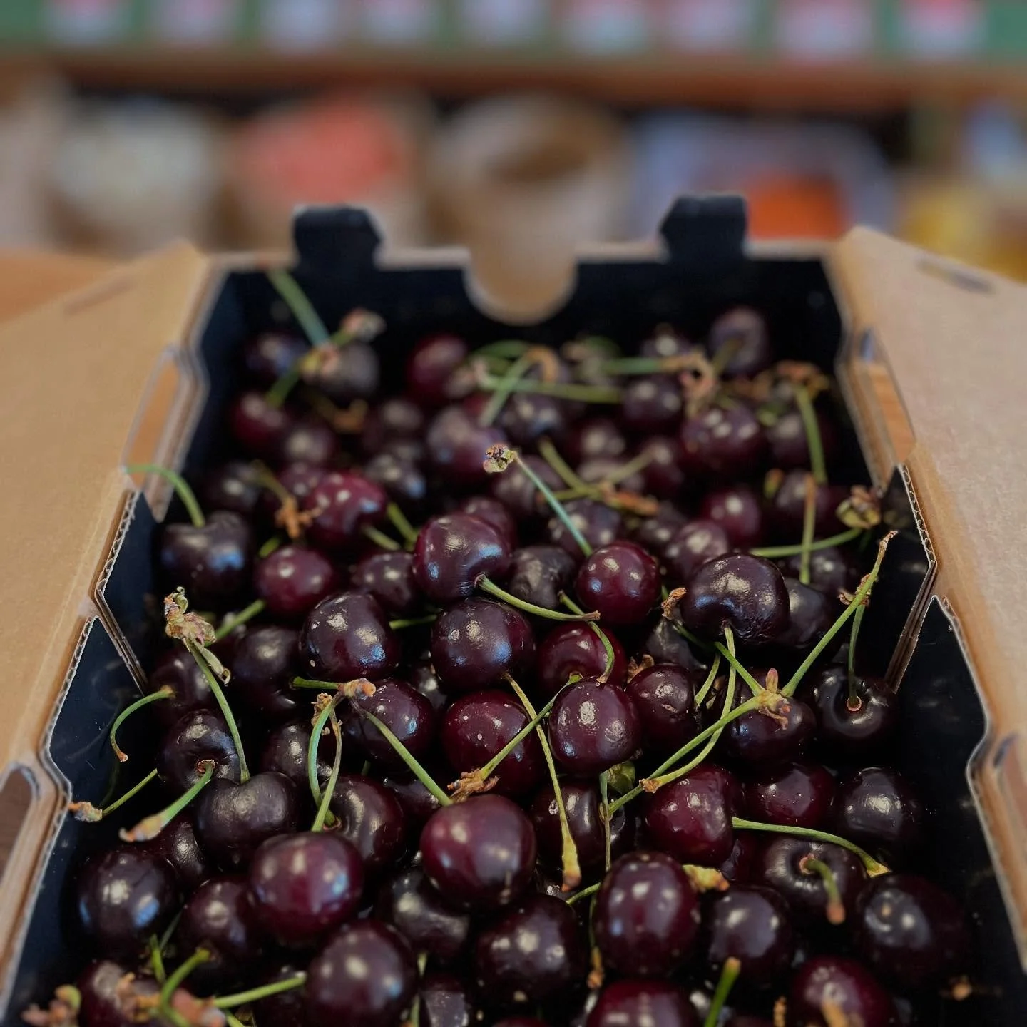 The first organic cherries of the season are in this morning from the awesome Brooke-Kelly farm in Young. Limited quantities and they won&rsquo;t last long so come in!