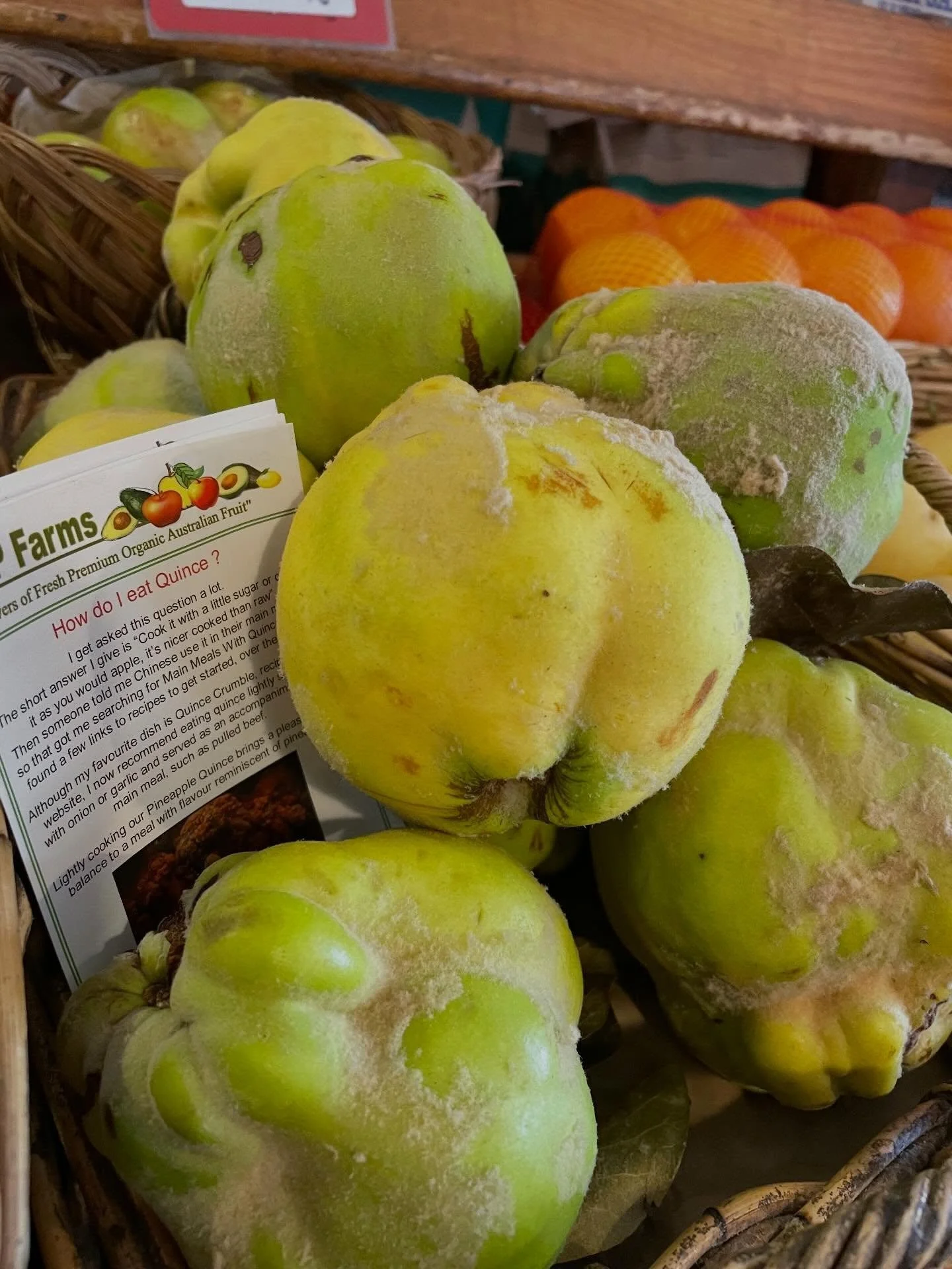 The wait for quince season is over !