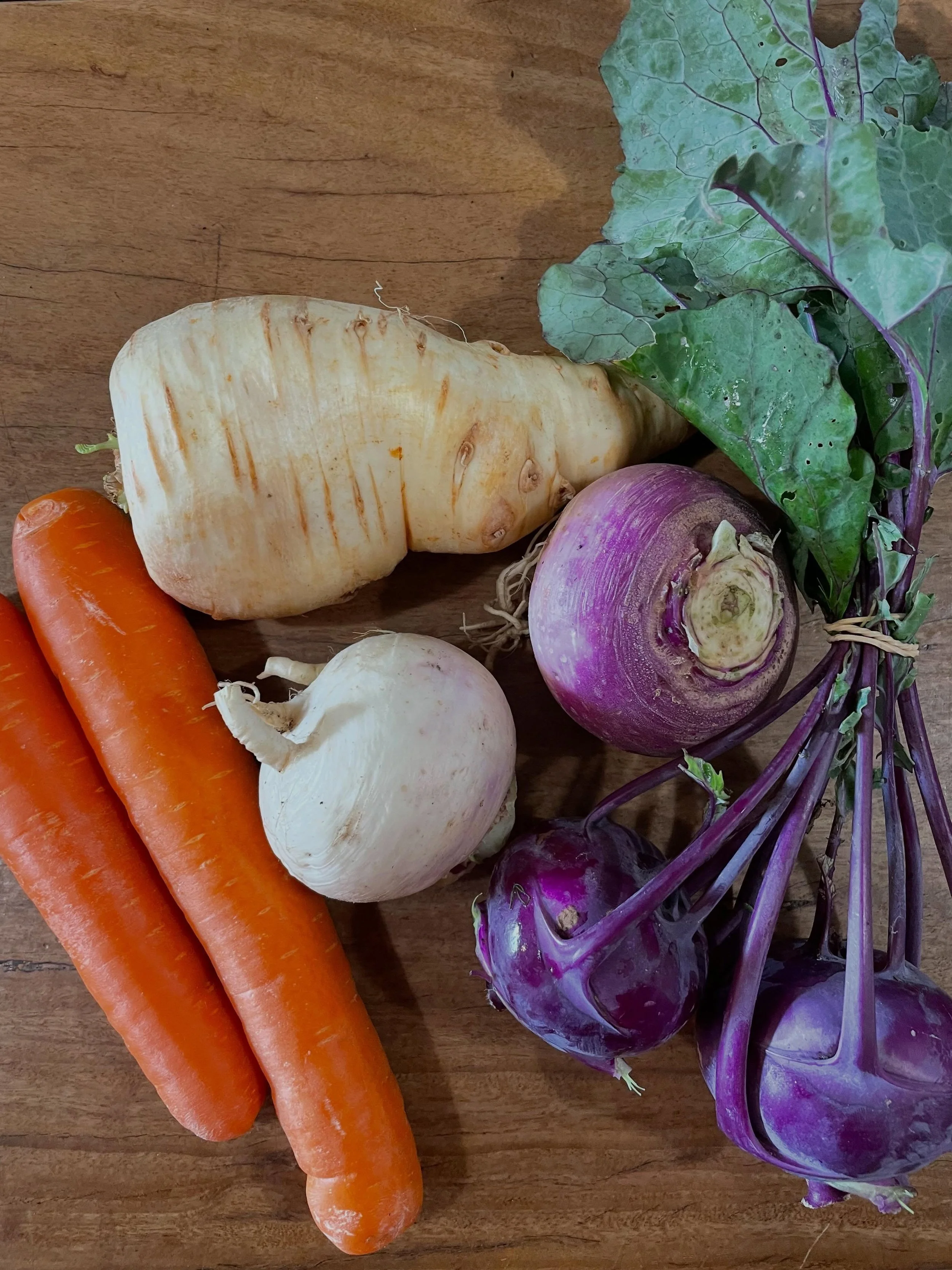 Feels like vege soup time!