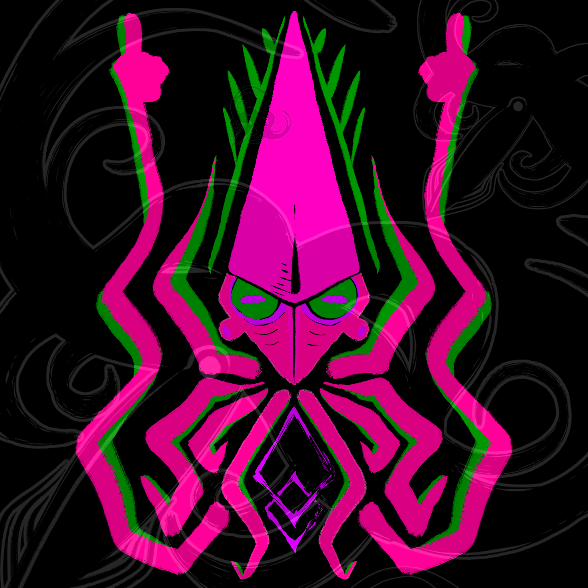Punk Squid, Pink