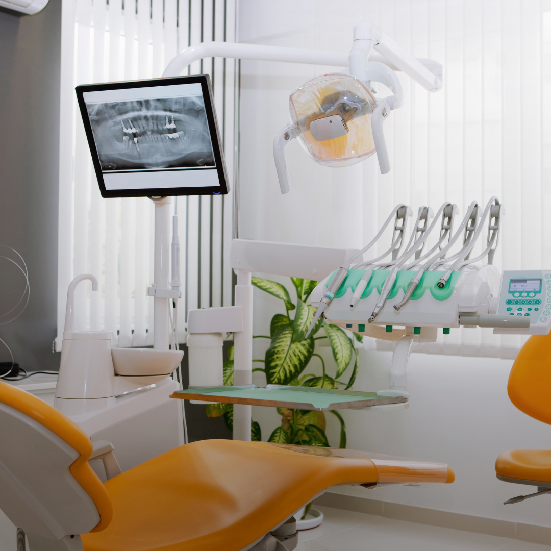 Modern dental practice interior, health and medical business law client