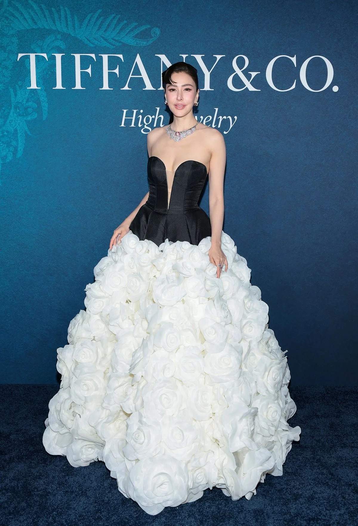 Sririta Jensen身穿N+F SS25春夏晚禮服出席2025TIFFANY&amp;CO活動