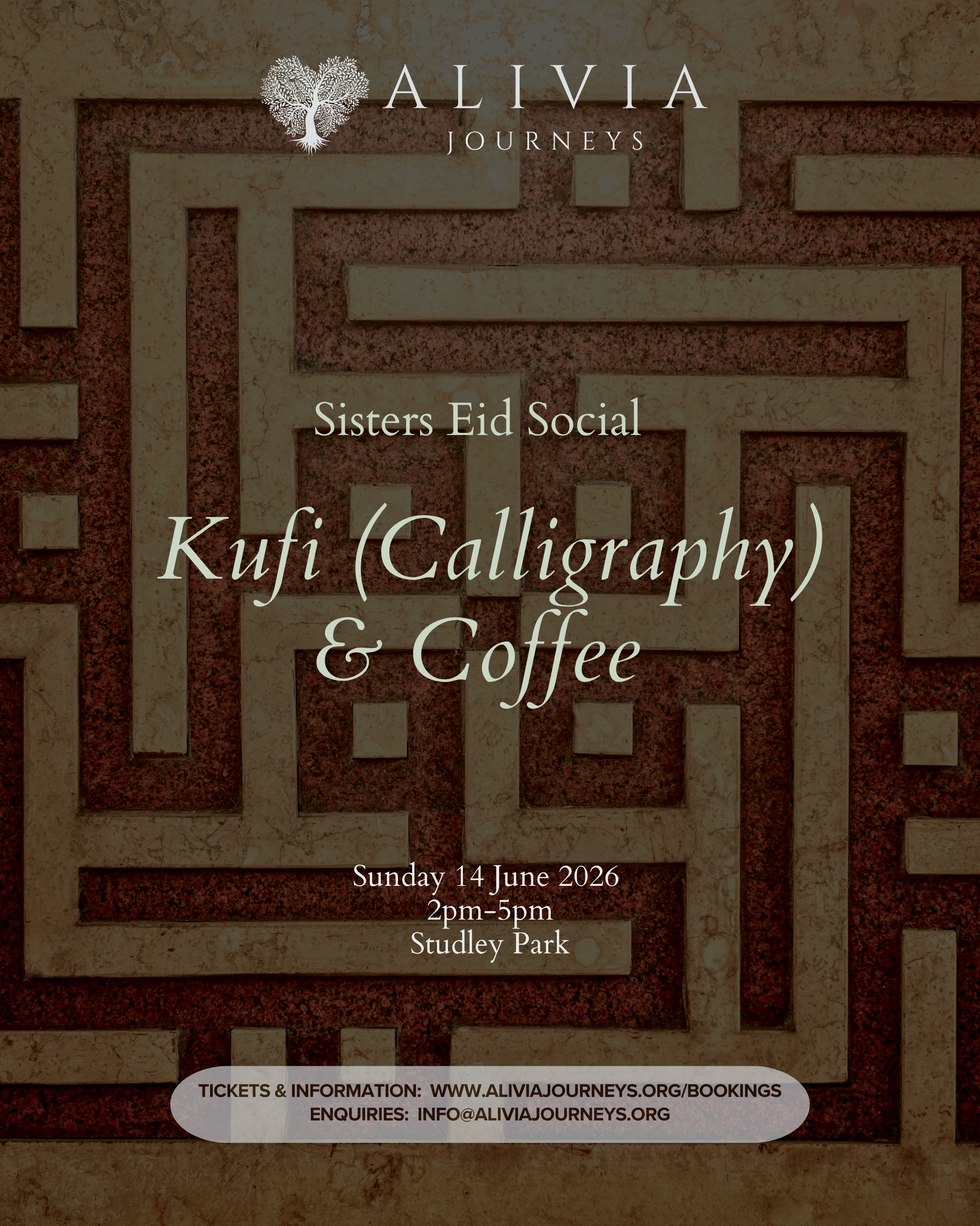 Eid Sisters Social - Kufi (Calligraphy) and Coffee