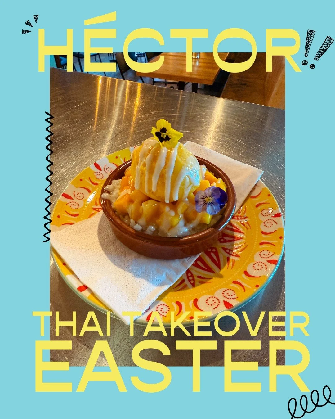 THAI TAKEOVER IS BACK 🌶️

Our Thai crew is back in charge this Easter and giving selected H&eacute;ctor dishes a proper Thai twist. Same vibe. Different heat. Limited menu. Only available during Easter. Then it&rsquo;s gone.

On the lineup:
🔥 Beef 