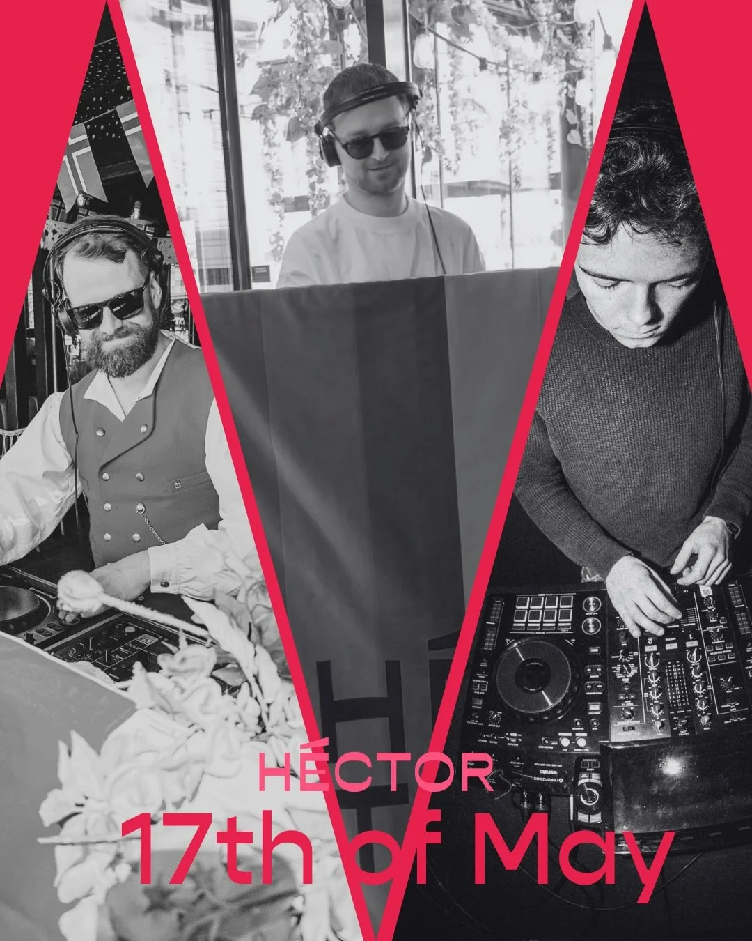 17 MAI @ H&Eacute;CTOR = DJS FROM NOON &lsquo;TIL LATE 🇳🇴🔥

DJ Sindre J kicks off the fiesta with the national anthem at 12.00 sharp. Our official BUNADS-DJ. Honestly&hellip; no one is hotter than a man in a bunad and good music taste. Facts only.