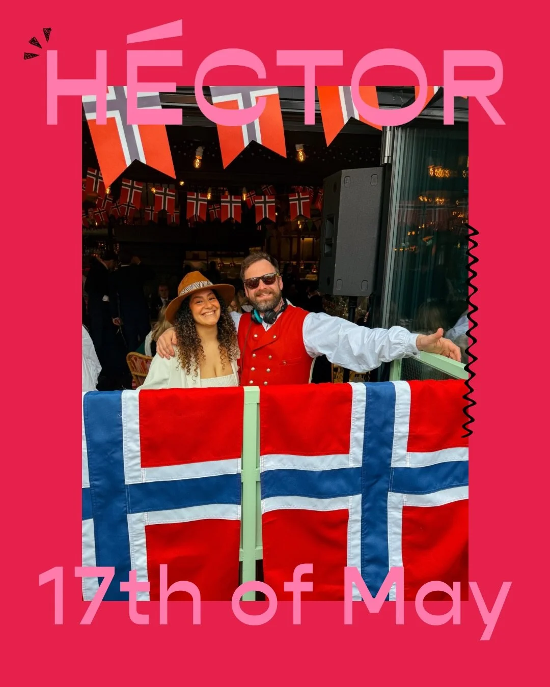 17th of May at H&eacute;ctor = just vibes 🇳🇴🌶️

Thank you to everyone who celebrated with us from day party to late-night fiesta. Bunads, margaritas, DJs, tacos, dancing on tables (almost), and the best crowd we could ask for. What. A. Day. ❤️

Se