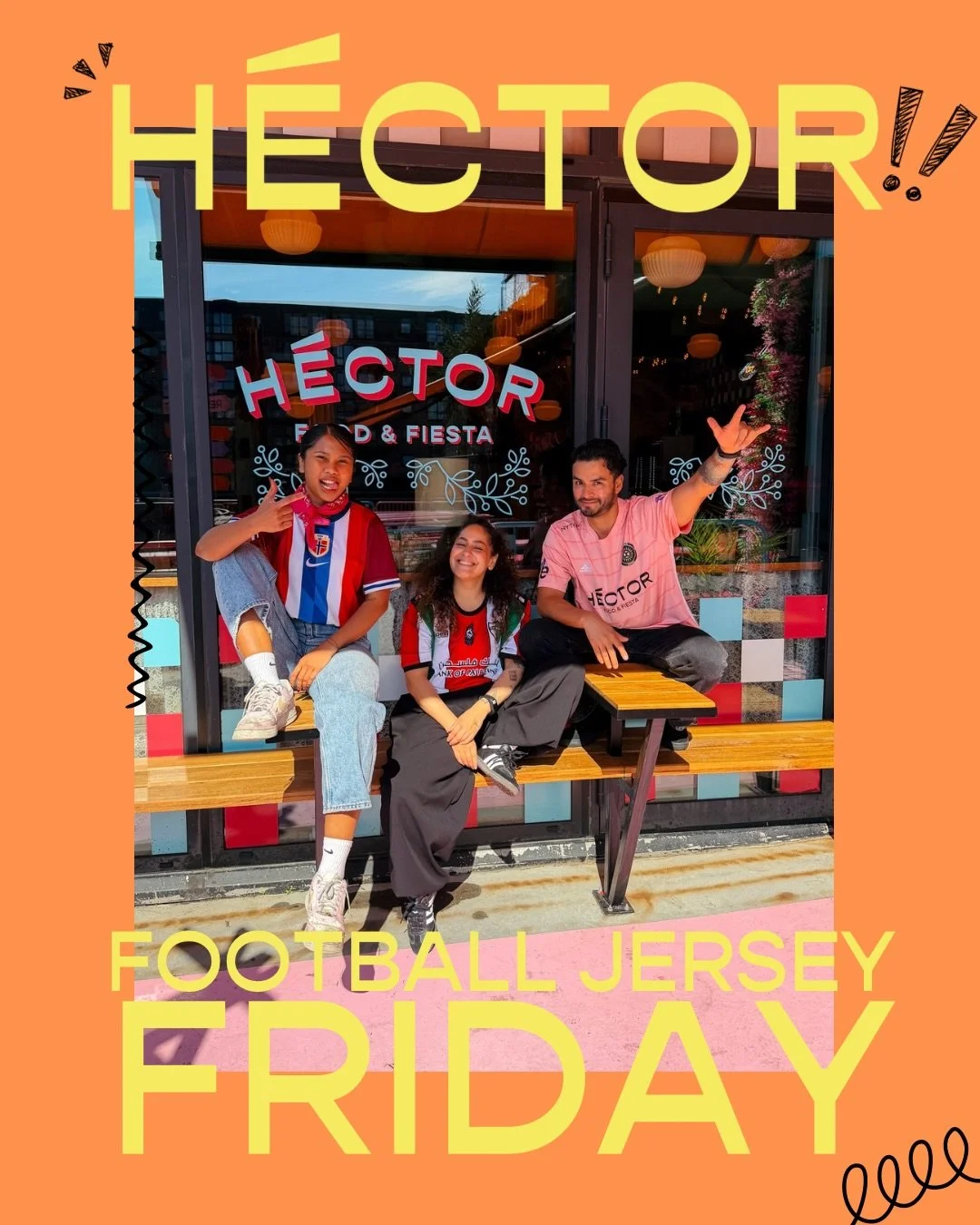 Today the Crew swapped their H&eacute;ctor shirts for football jerseys ❤️⚽️

Football Jersey Friday is a reminder that we&rsquo;re all on the same team. A day to show support for children fighting cancer, and for every kid facing battles they never s