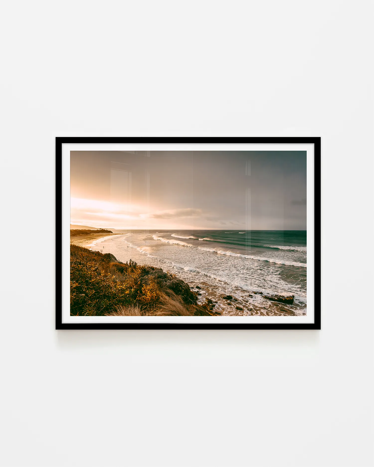 Anglesea Surf Beach at Sunrise Landscape Surf Coast Photography PrintsAnglesea Surf Beach at Sunrise Landscape Anglesea New1 A1 LANDSCAPE BLACK