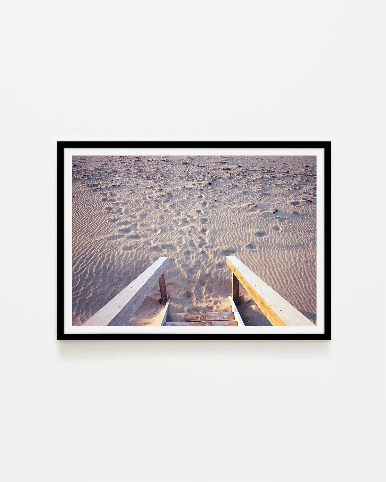 Moggs Creek Beach Stairs Surf Coast Photography Prints-13 A1 LANDSCAPE BLACK