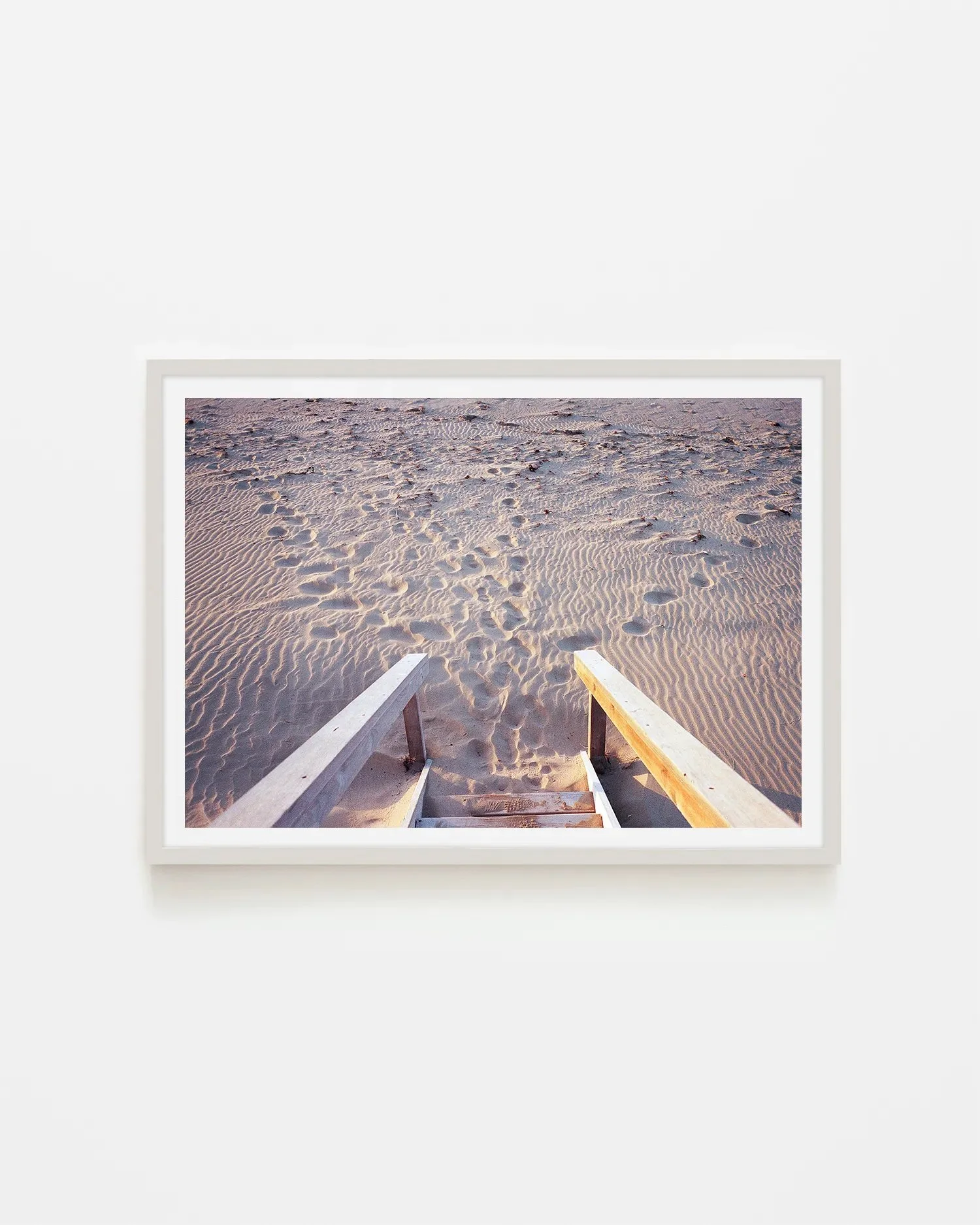 Moggs Creek Beach Stairs Surf Coast Photography Prints-13 A4 LANDSCAPE WHITE