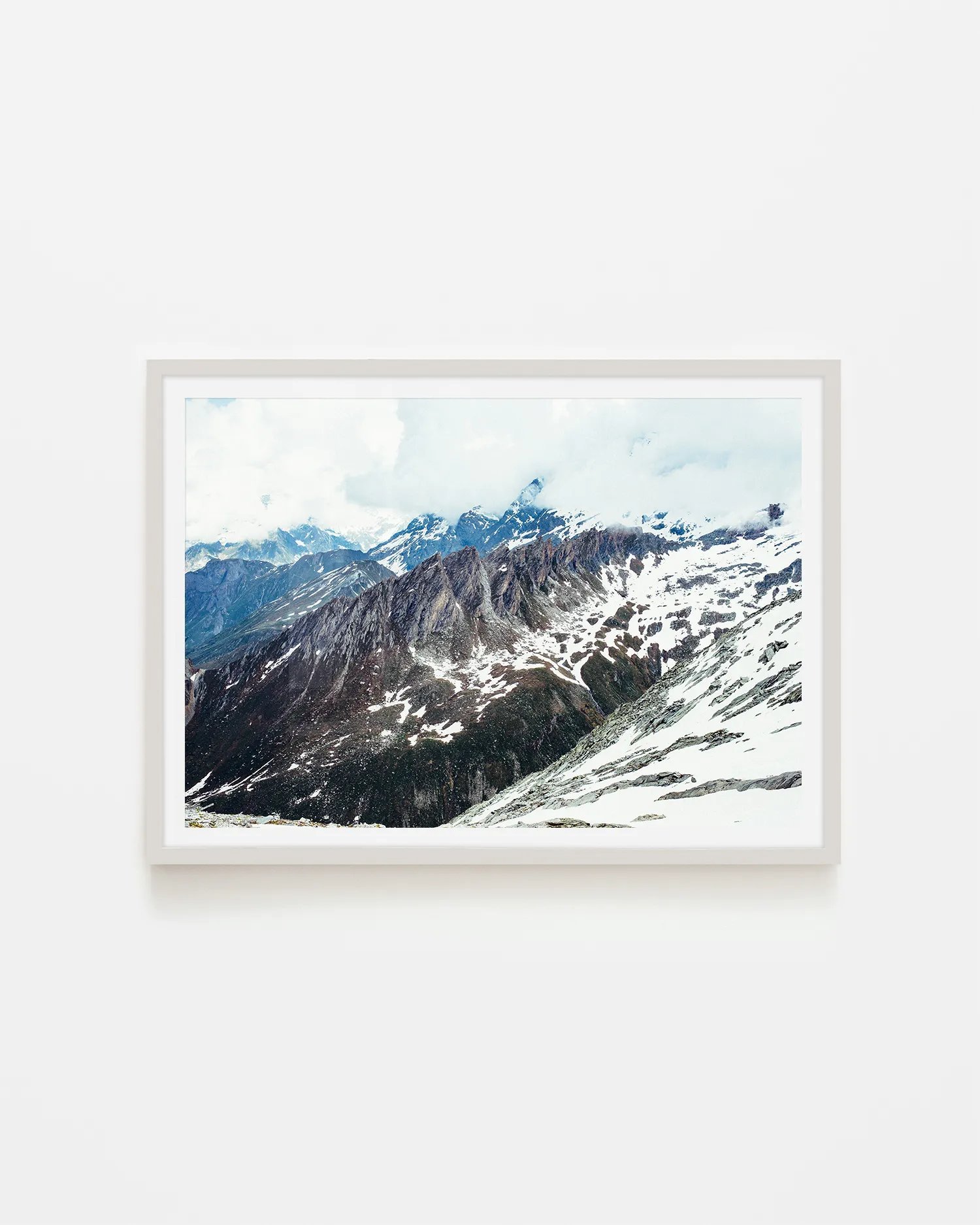 French Alps Summit View Surf Coast Photography Prints-4 copy A4 LANDSCAPE WHITE