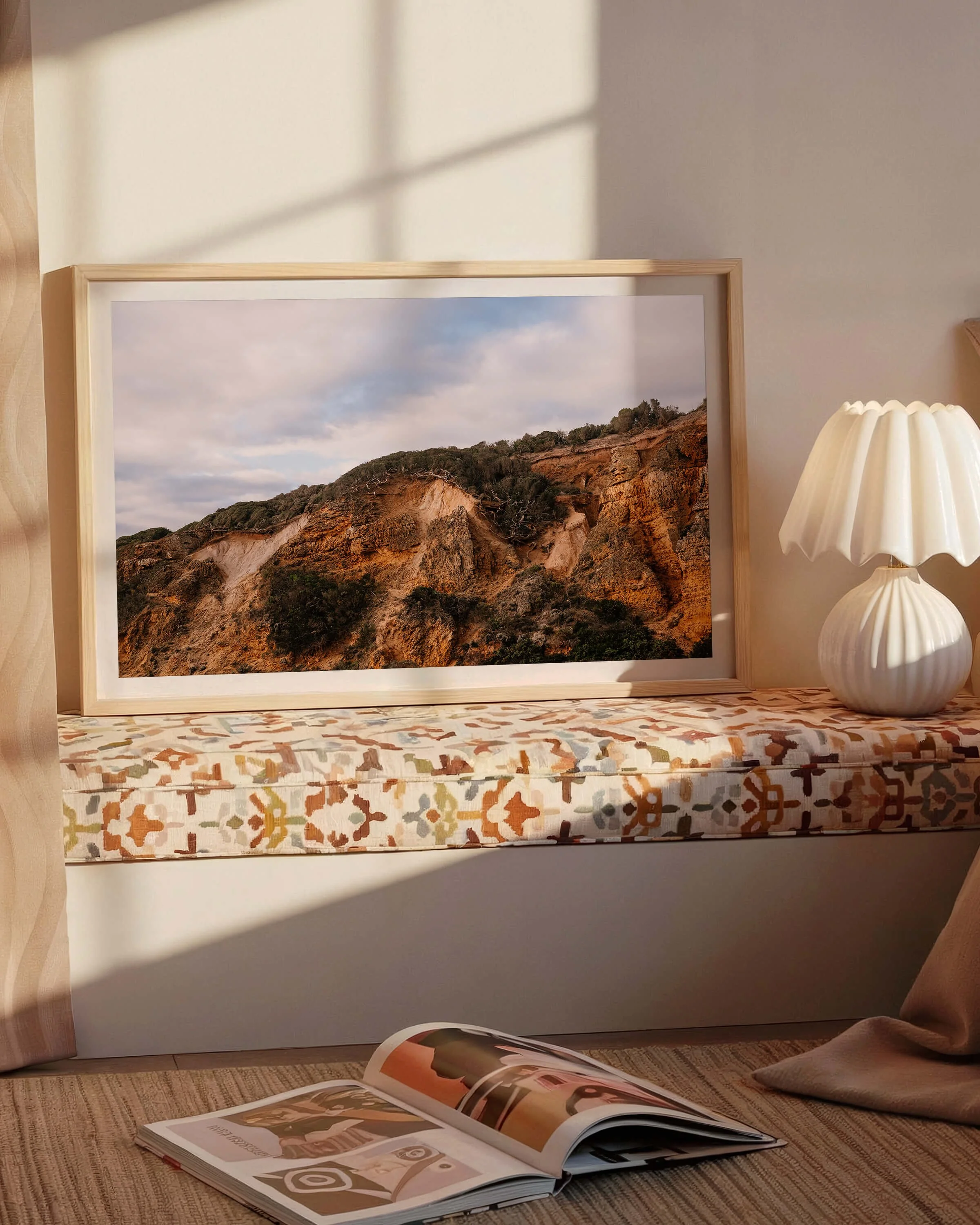 Painkalac Creek Cliffs Landscape | Surf Coast Prints.jpg