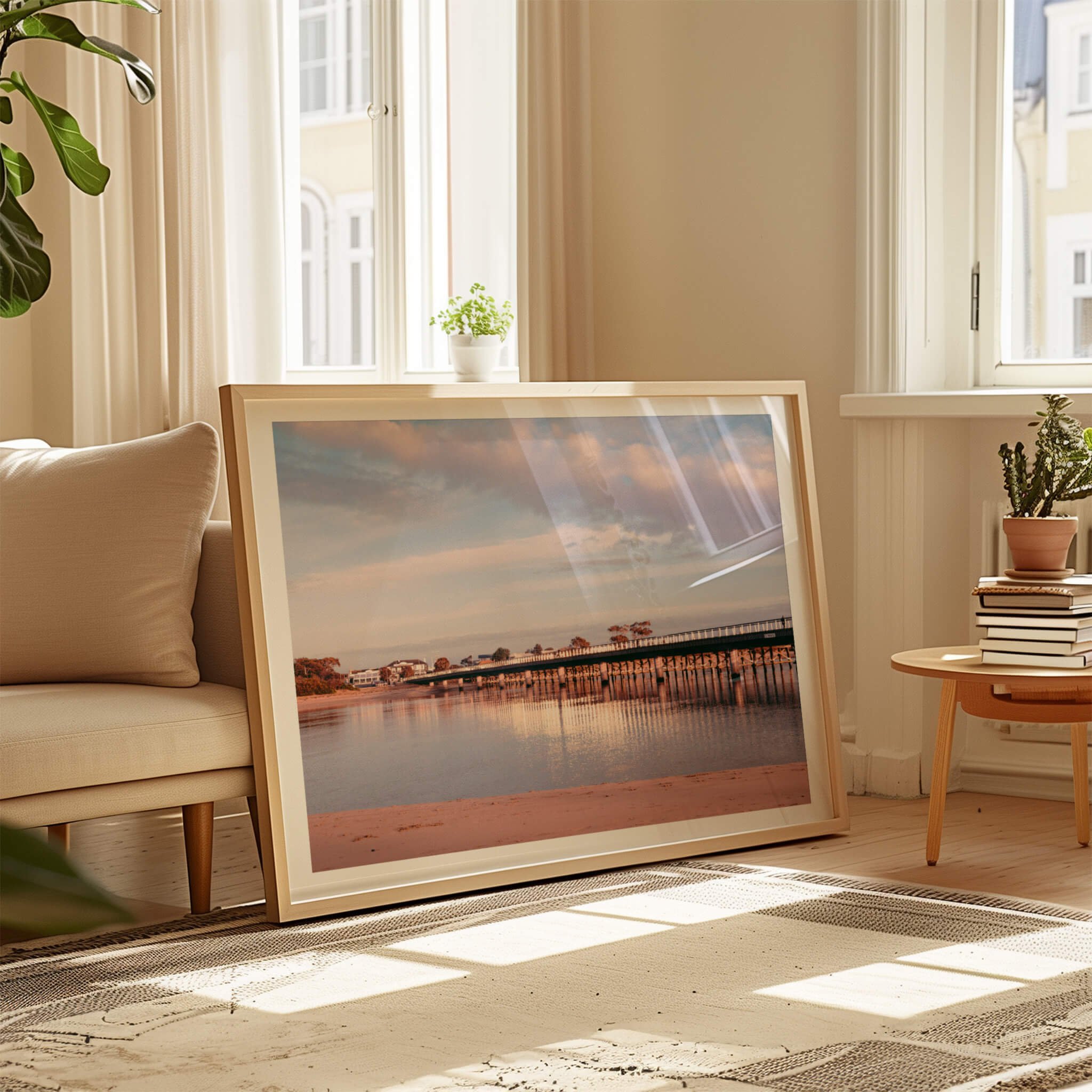 Barwon Heads Bridge at Sunrise Landscape_in-space © Surf Coast Photography Prints.jpg