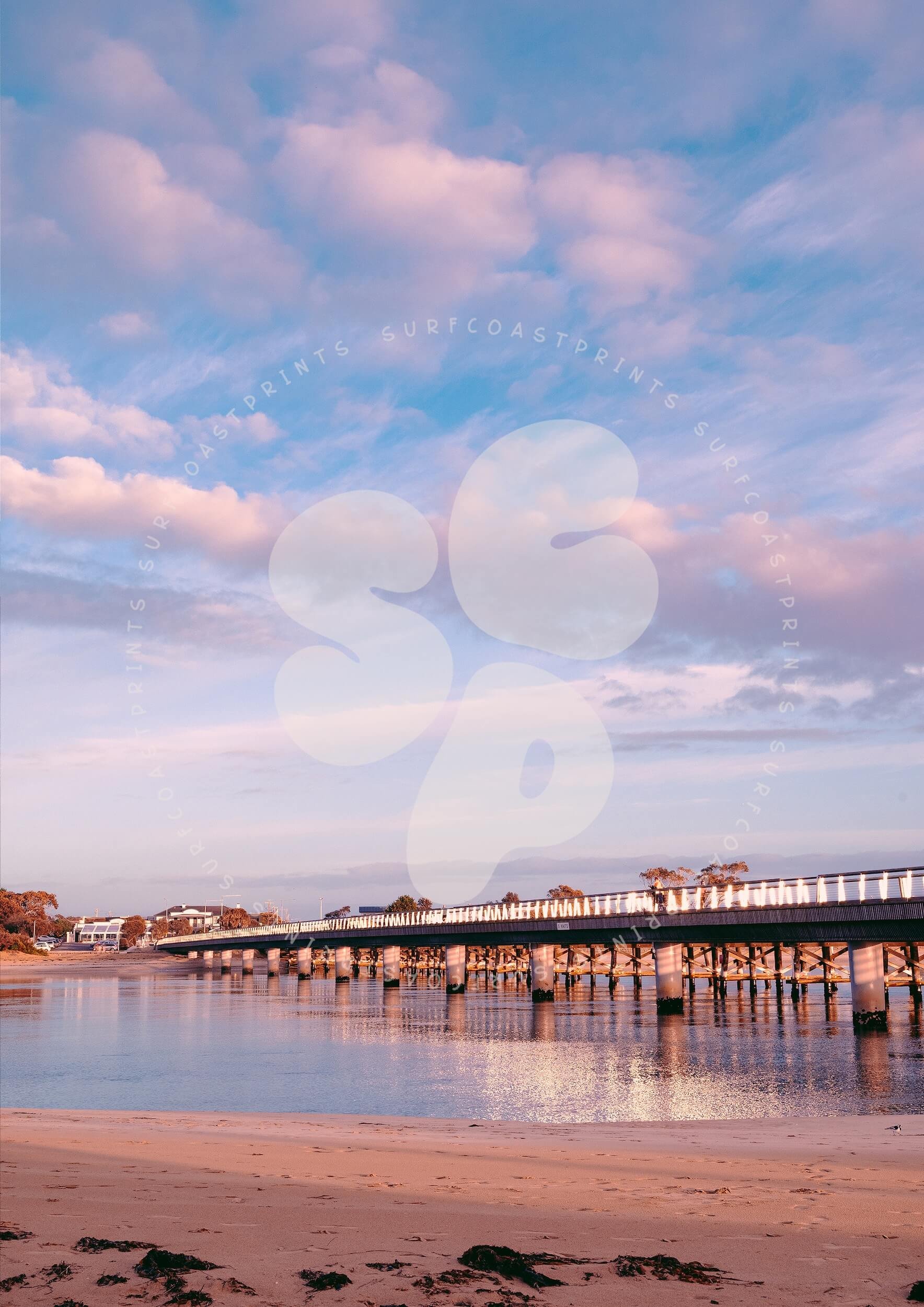 Barwon Heads Bridge at Sunrise Portrait_watermarked © Surf Coast Photography Prints.jpg
