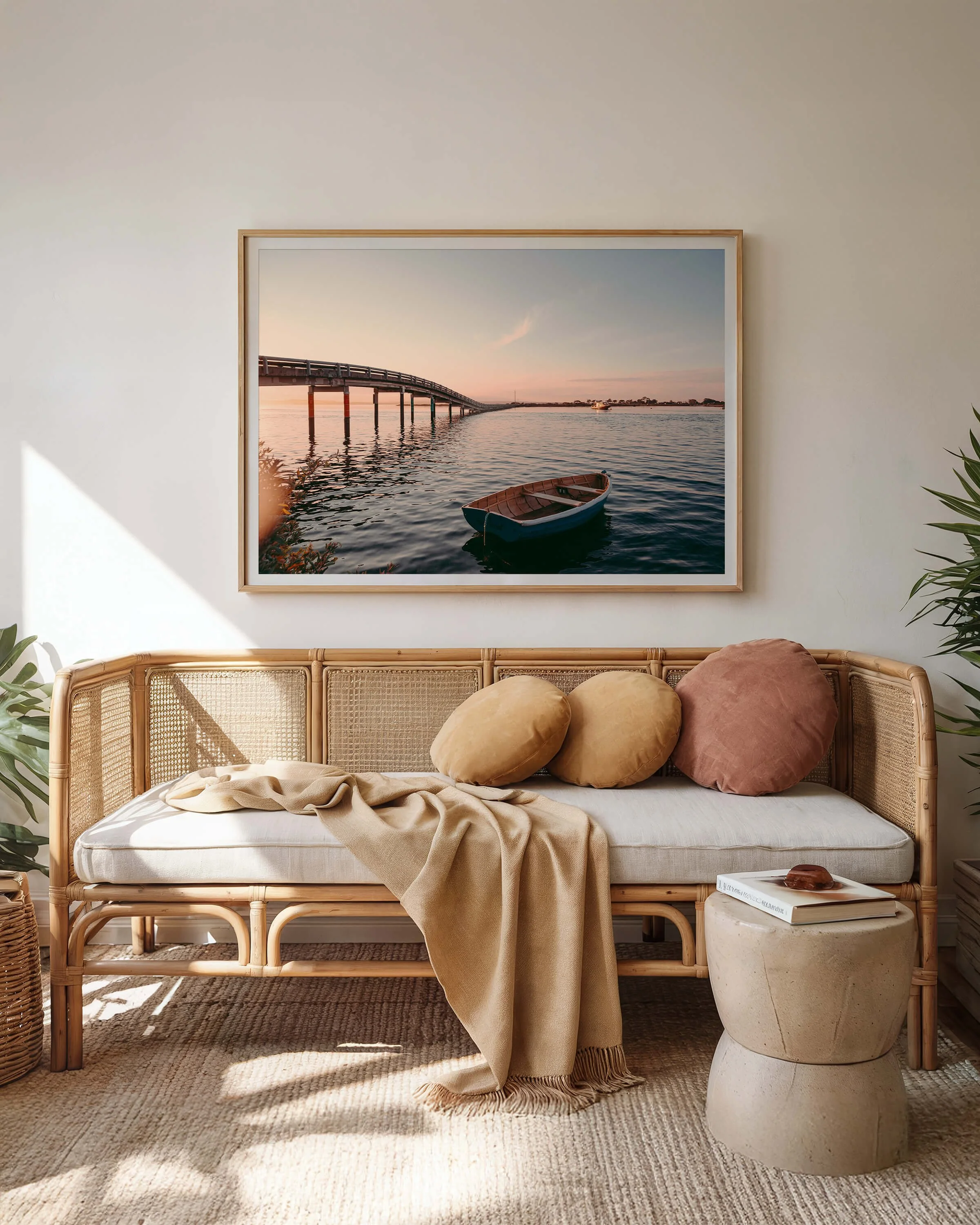 Swan Island Bridge Queenscliff at Sunset.jpg