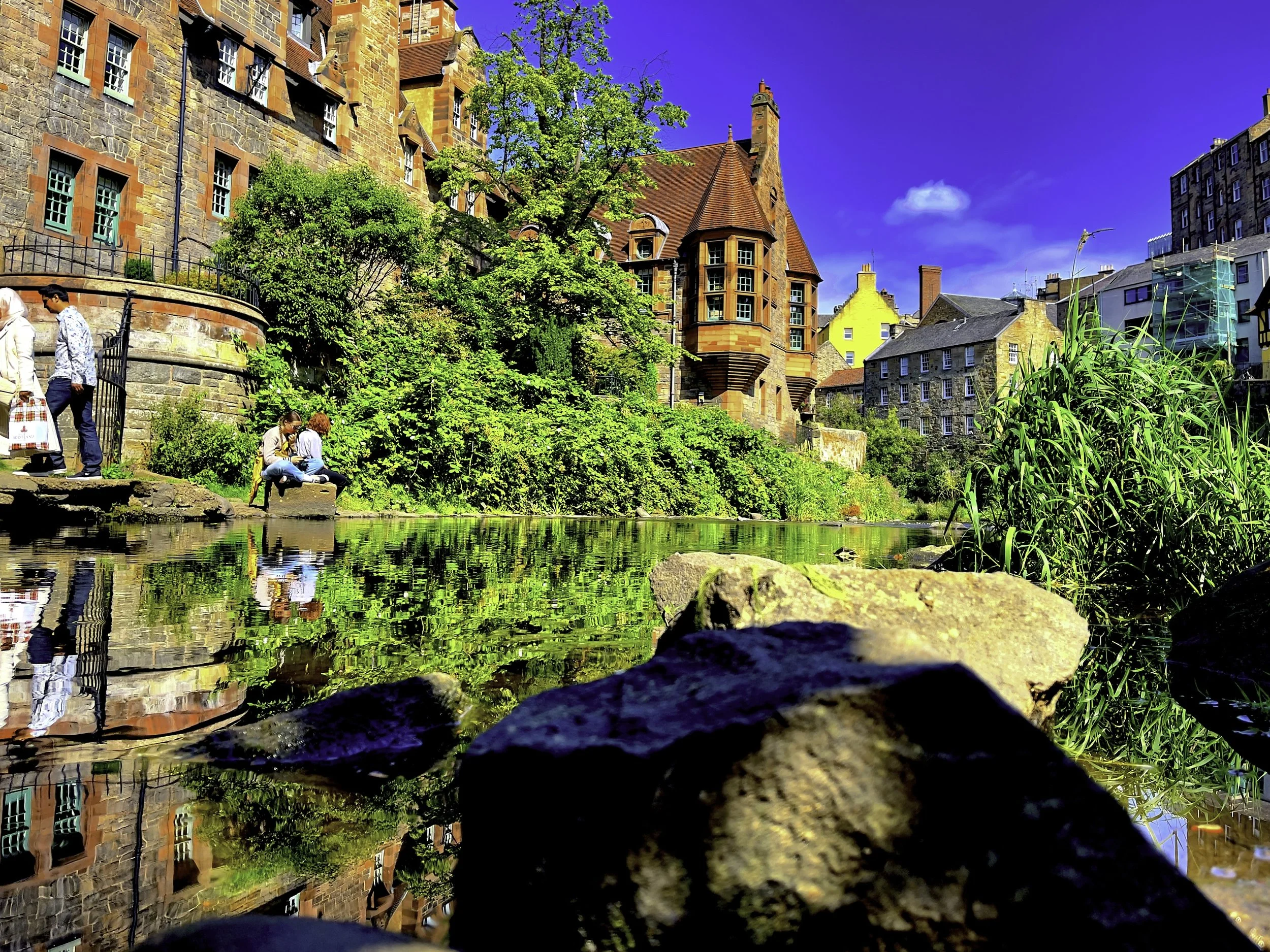 The Dean Village Tour with David Wheater. The Water of Leith River & Walkway and Well Court, The Dean Village, Edinburgh, Scotland.jpeg