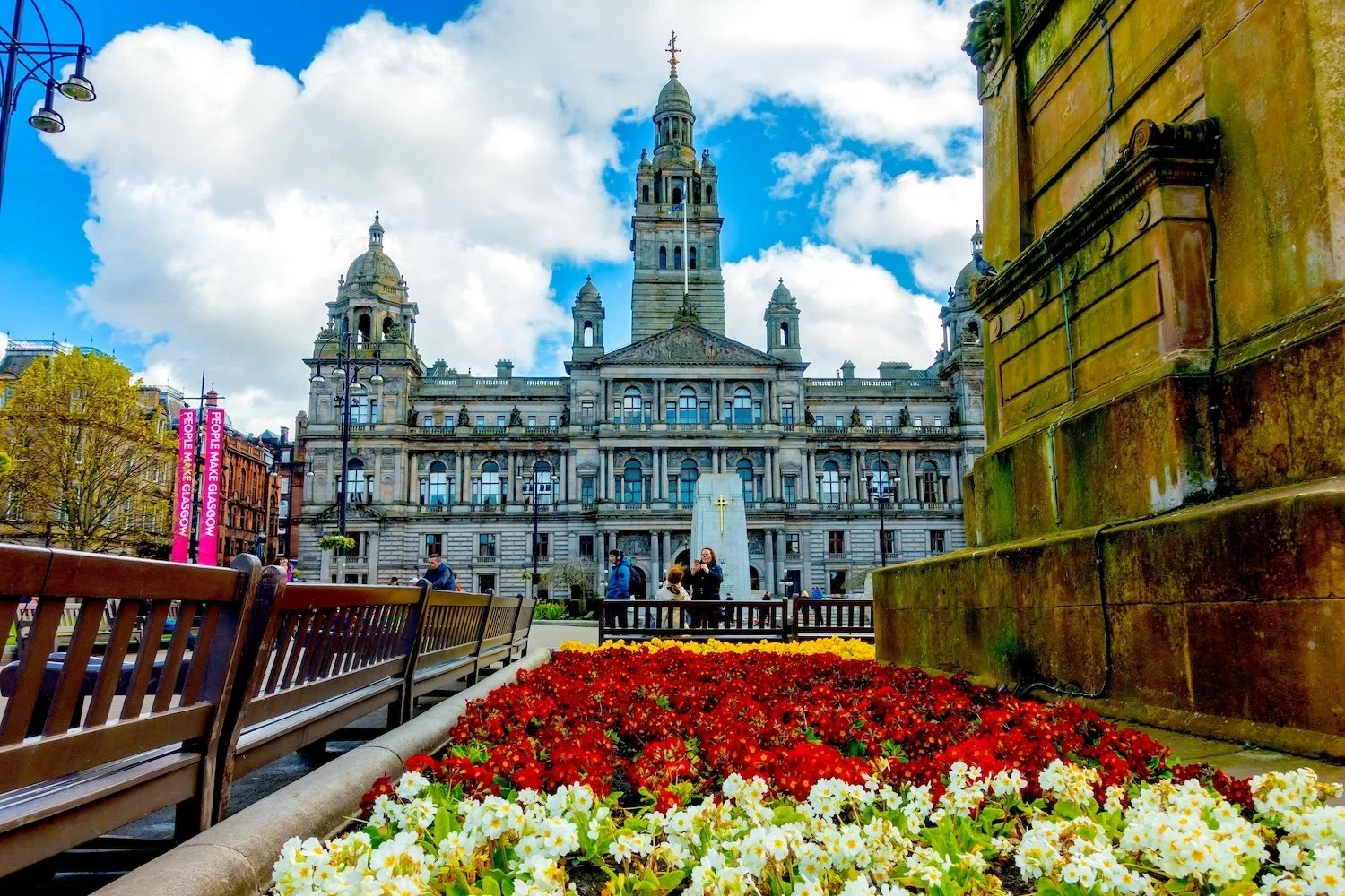 Tour of Glasgow with David Wheater. Glasgow City Chambers in George Square, Glasgow, Scotland.jpg