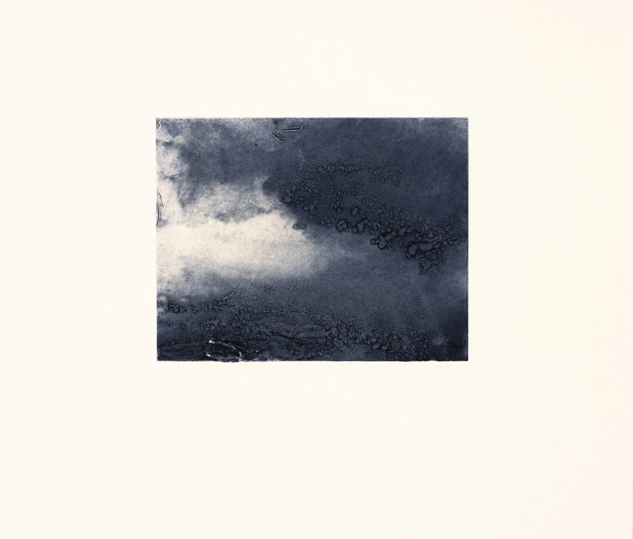 A Veil of Rain, Carborundum and Chiné Colle, 2026
Paper size 32x31cm
Image size 11.5x15cm
Edition 12
Unframed €280