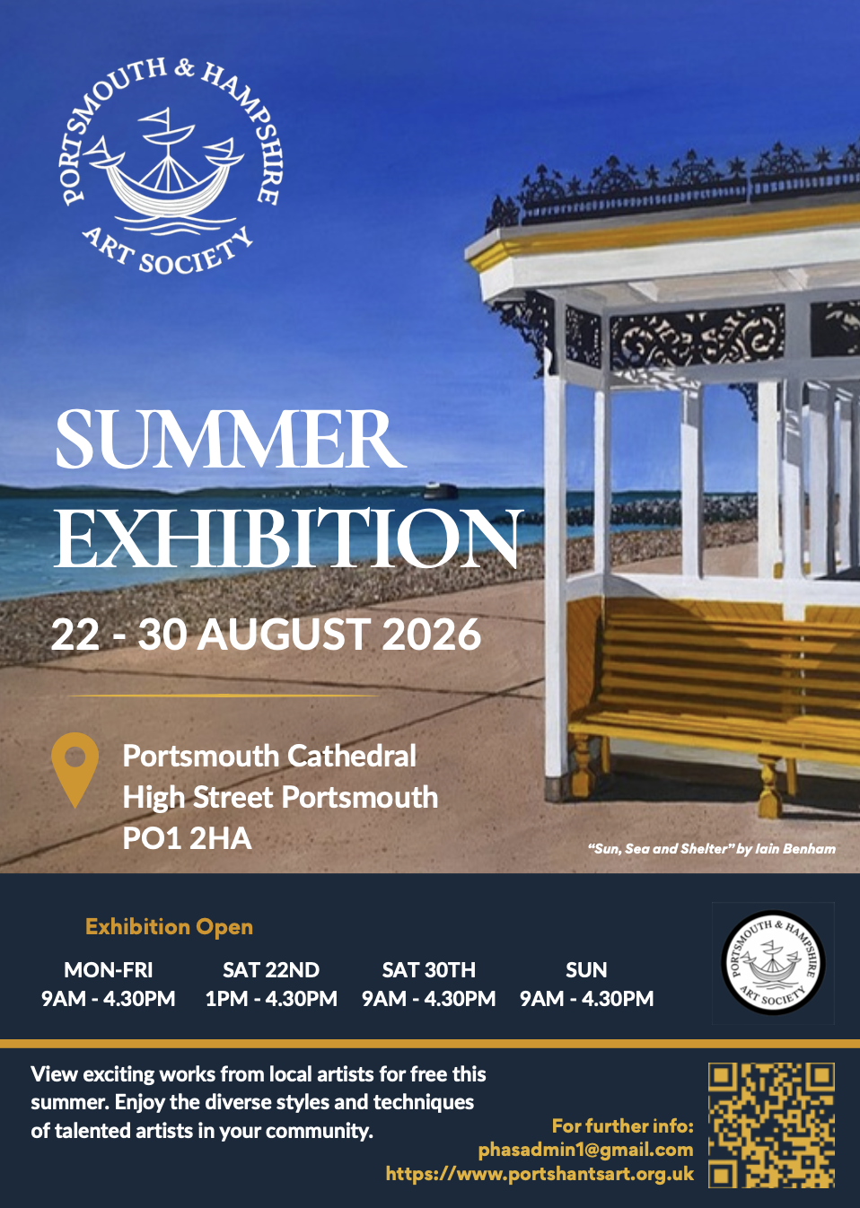 Portsmouth and Hampshire Summer Exhibition 2026  21-30 August 