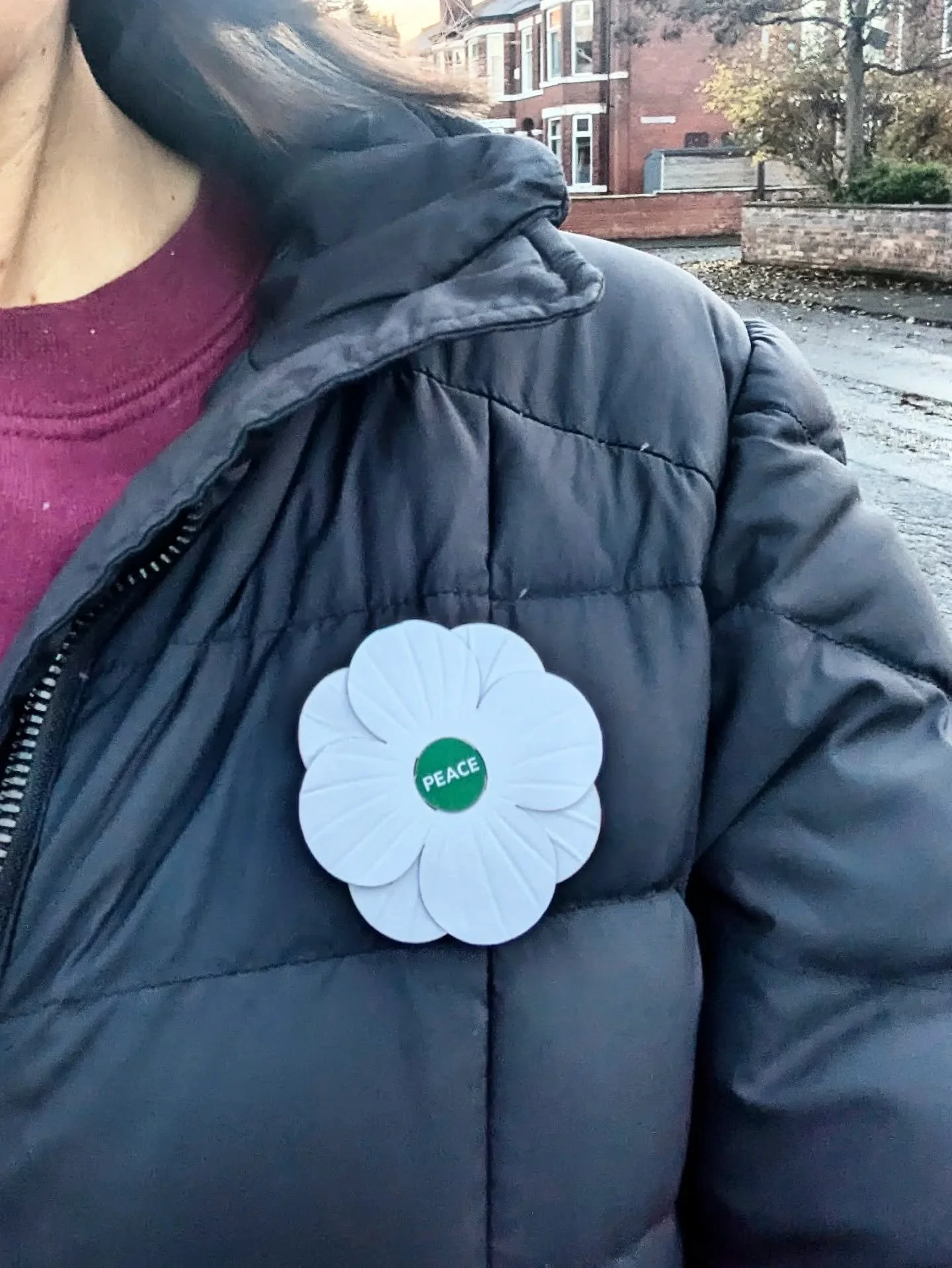 I wear a white poppy because peace is vital for our mental health.
Seems obvious really, doesn't it?
The effects of war on humanity &amp; the planet are only ever destructive and traumatising.
The white poppy, created by @peacepledgeunion represents 