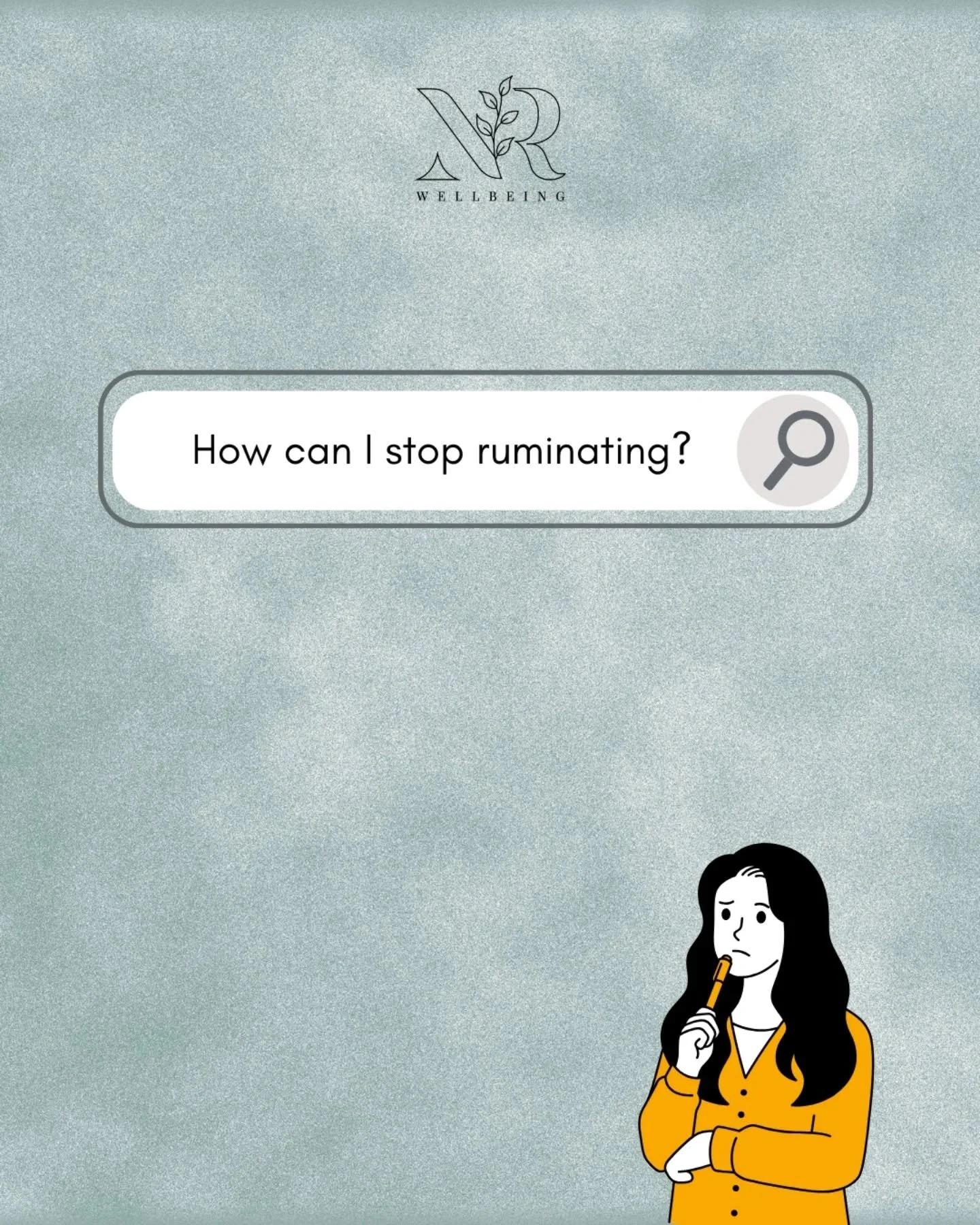 This is not a hot take or quick fix. This is my human, therapist, mindfulness teacher answer to how to stop ruminating.

Rumination is a symptom. So, it needs to be approached with curiosity and compassion. You can manage it, as I've described. but t