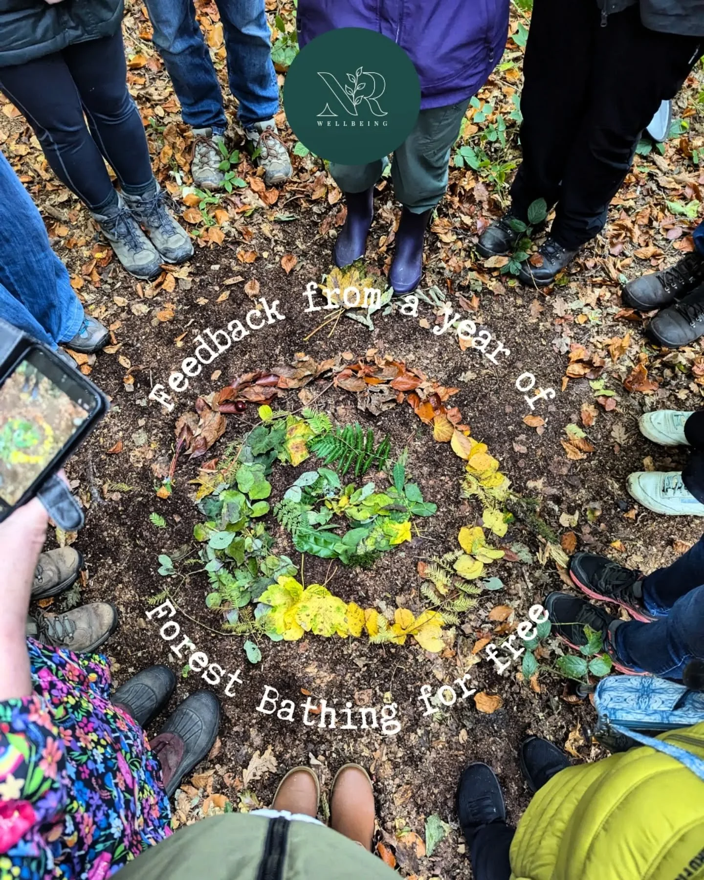 Wrapping up a year of Forest Bathing at Clifton Country Park. It's a privilege and a joy to deliver these funded sessions. 
The trees and I will take a break over winter and hopefully return - funding dependent 🤞🏻- in the Spring.

Thank you @salfor