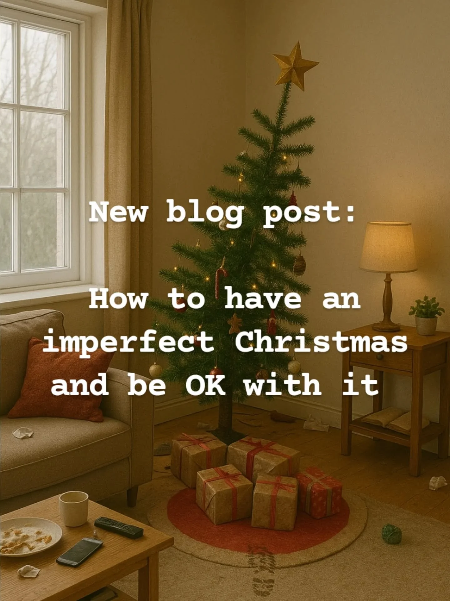 You do not have to abandon or deny the messy, hurting or complicated parts of yourself to participate in Christmas. Good enough means showing up as your whole self, acknowledging the difficult whilst making the most of all that is good.

....to read 