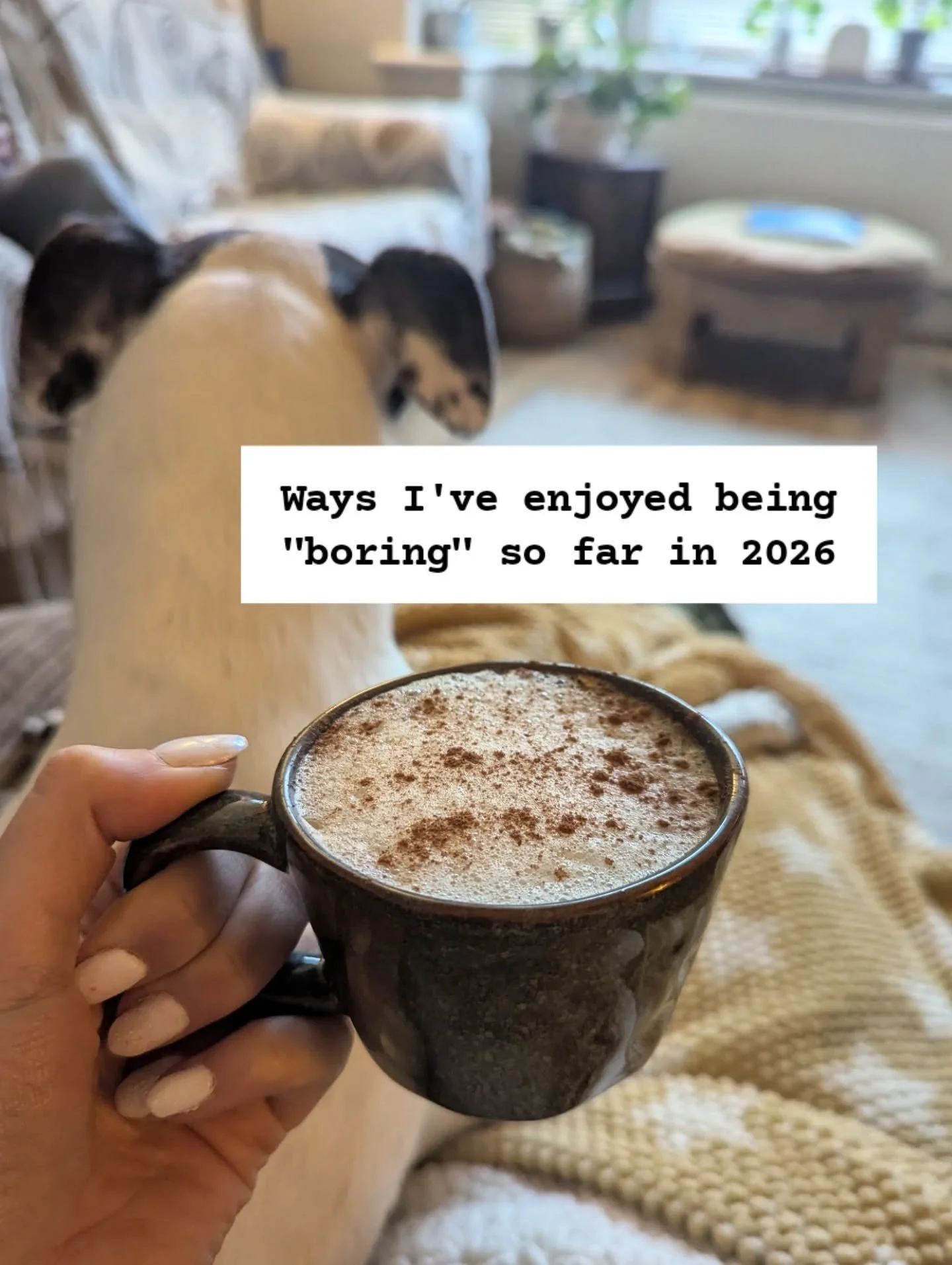 My word for 2026 is boring.
That's literally the word: boring.

I wrote a Substack about it (shared to stories today) back in January, so I thought it was time to check in with how I've been doing so far.

Quite frankly the cost of living and the end