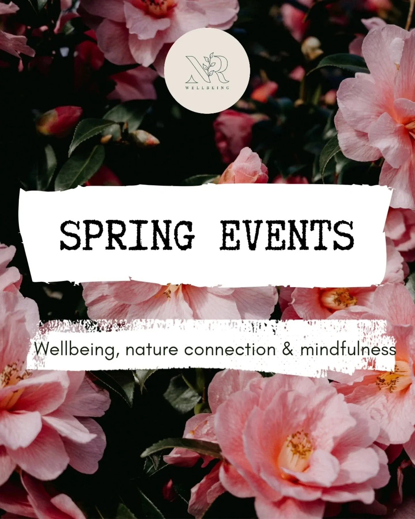 🌱🌸 Spring wellbeing events 🌸🌱 
Come join me for some seasonal self-care! Mindfulness, movement, nature connection, journaling &amp; small groups of lovely people. And tea, coffee &amp; tasty treats of course!

Lots of people have been asking me a