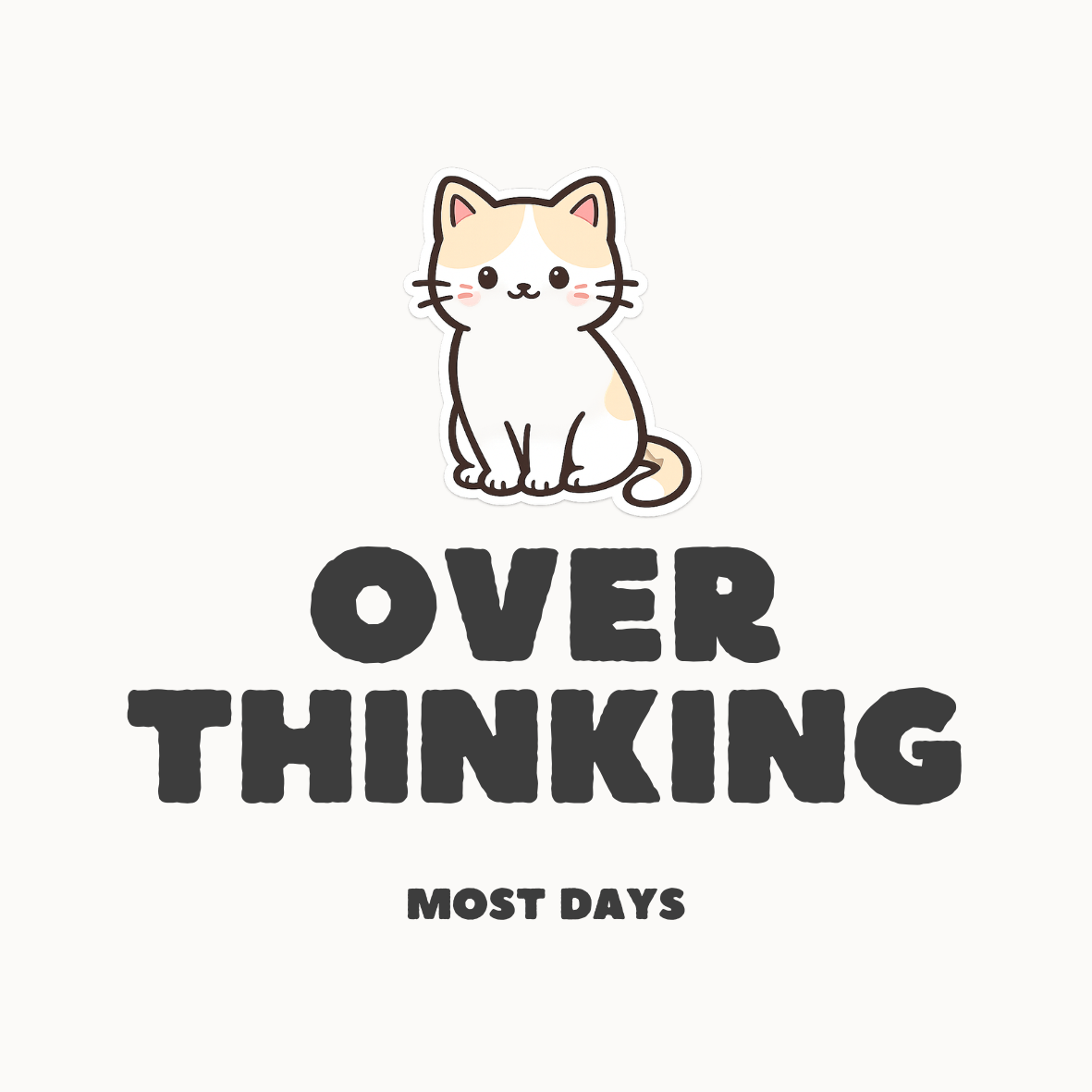Overthinking Cat