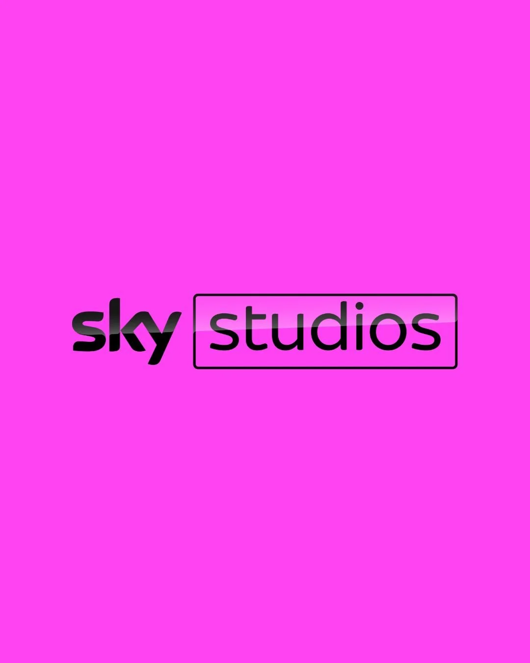Sky Studios logo on pink background