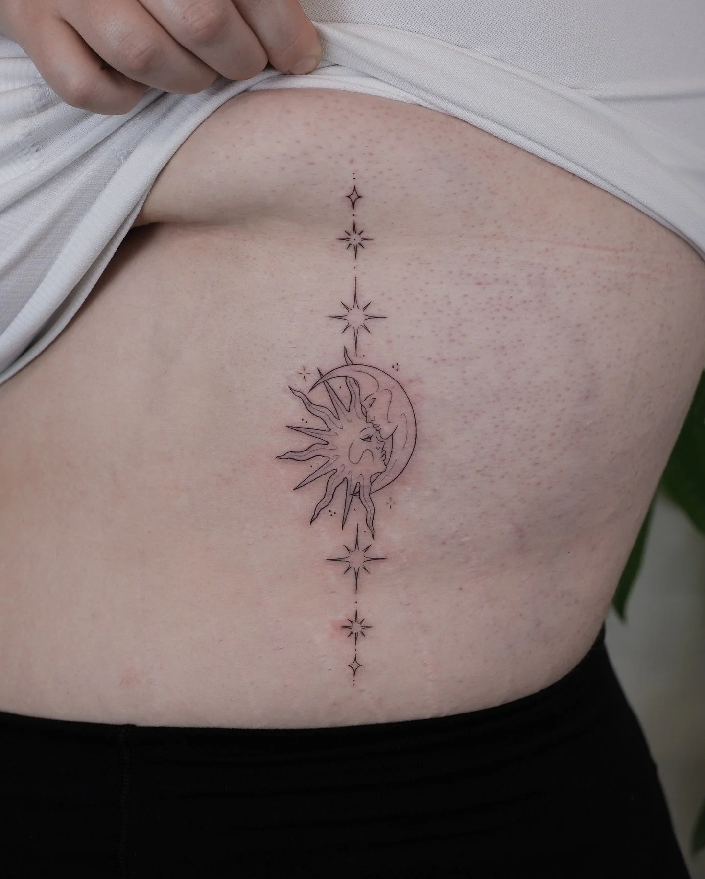 Some celestial vibes 🌙🌞✨

All done at @elysiumtattoosheff 
Using @magnumtattoosupplies &amp; @thermatekk