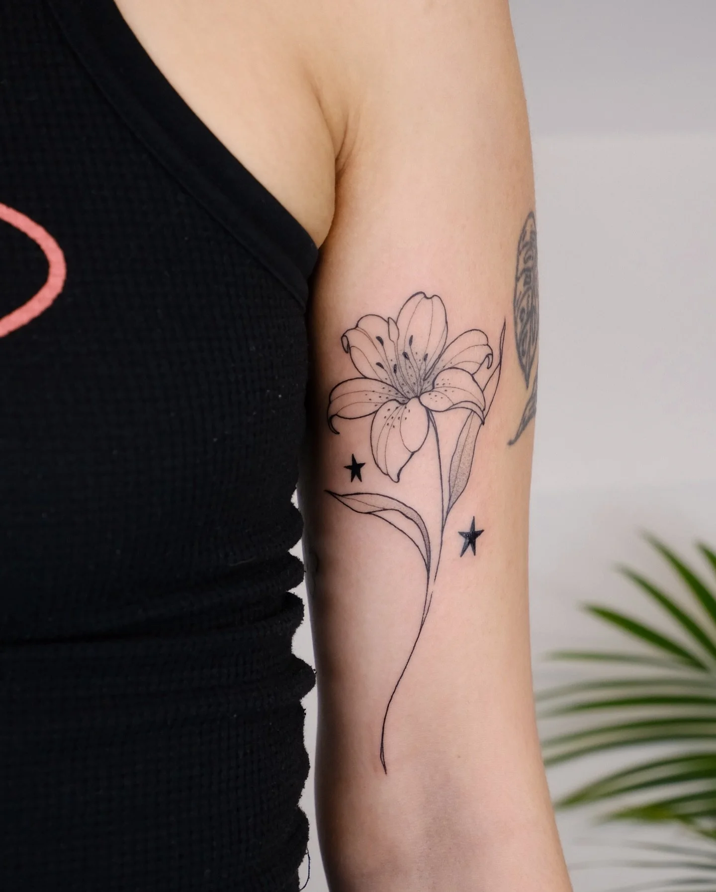 A few recent ones ✨ 1. Cute little lily for Rana 2. Wrapping vines for Louis&rsquo;s first tattoo 3. Dainty script for Isabella&rsquo;s first tattoo 4. Started this Hecate for Joanna - can&rsquo;t wait to finish her 🫶

All done at @elysiumtattooshef